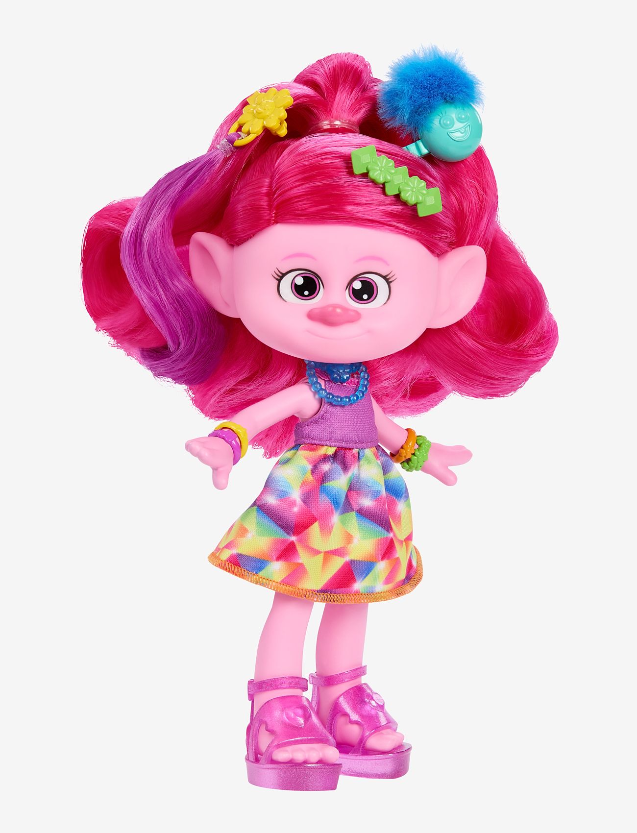Trolls - Trolls 3 Band Together HAIR-TASTIC Queen Poppy - film- & eventyrsfigurer - multi color - 4