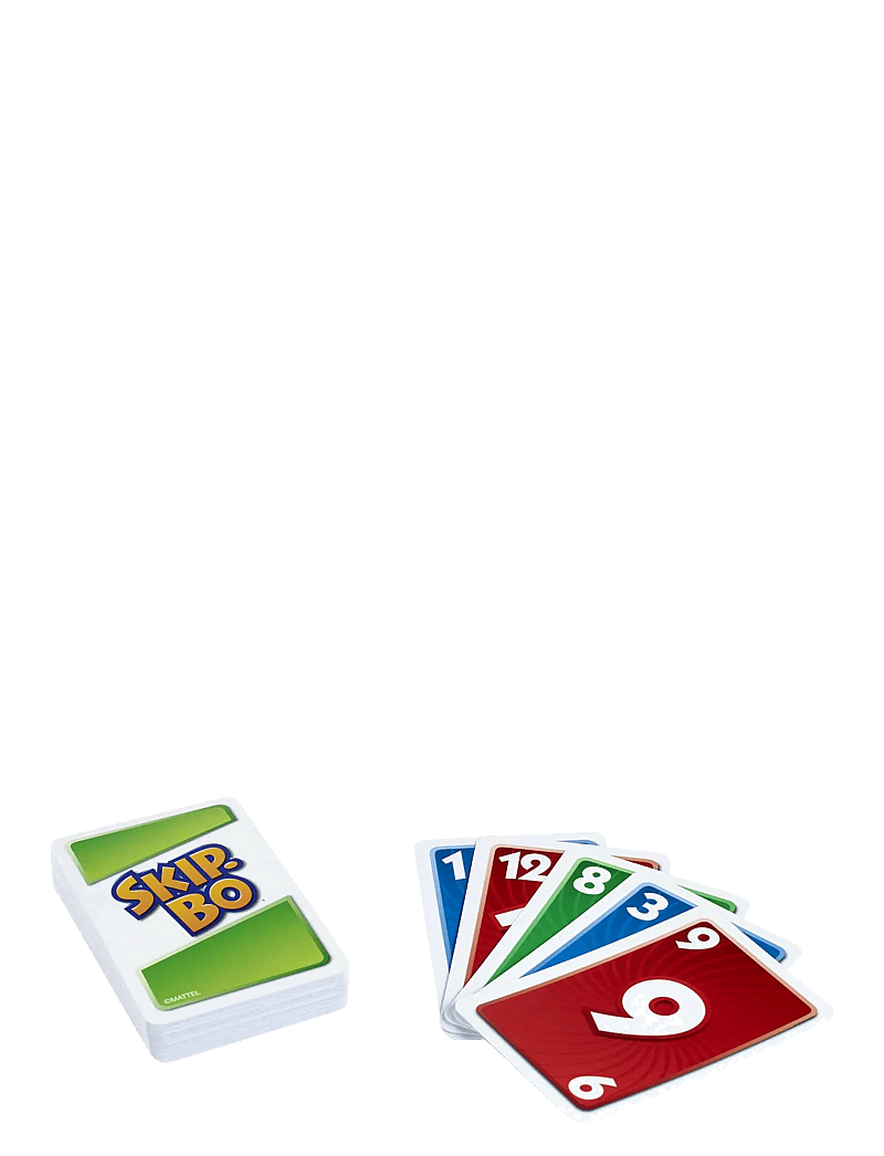 Mattel Games - Games Skip-Bo Card Game for Kids, Adults & Families, Color Blind Accessible Deck for 2 to 6 Players - kaardimängud - multi color - 2