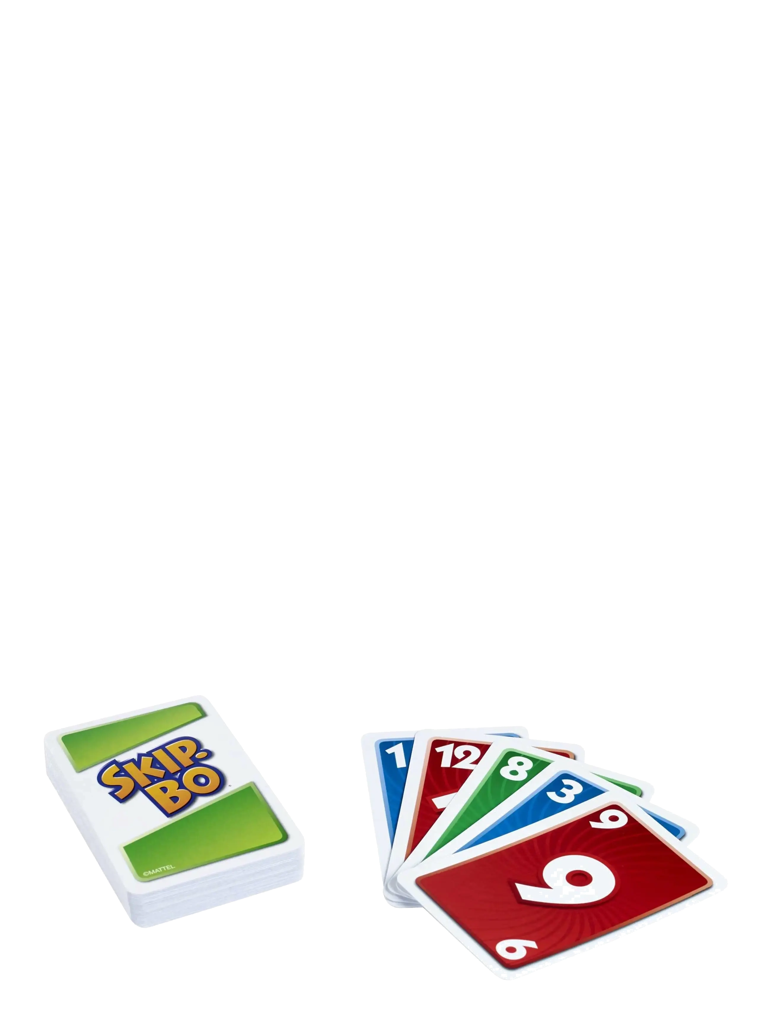 Mattel Games - Games Skip-Bo Card Game for Kids, Adults & Families, Color Blind Accessible Deck for 2 to 6 Players - kortspel - multi color - 2