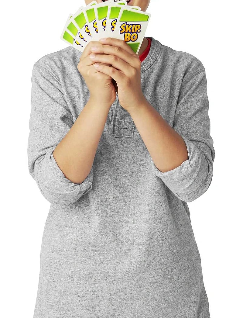 Mattel Games - Games Skip-Bo Card Game for Kids, Adults & Families, Color Blind Accessible Deck for 2 to 6 Players - kaardimängud - multi color - 4