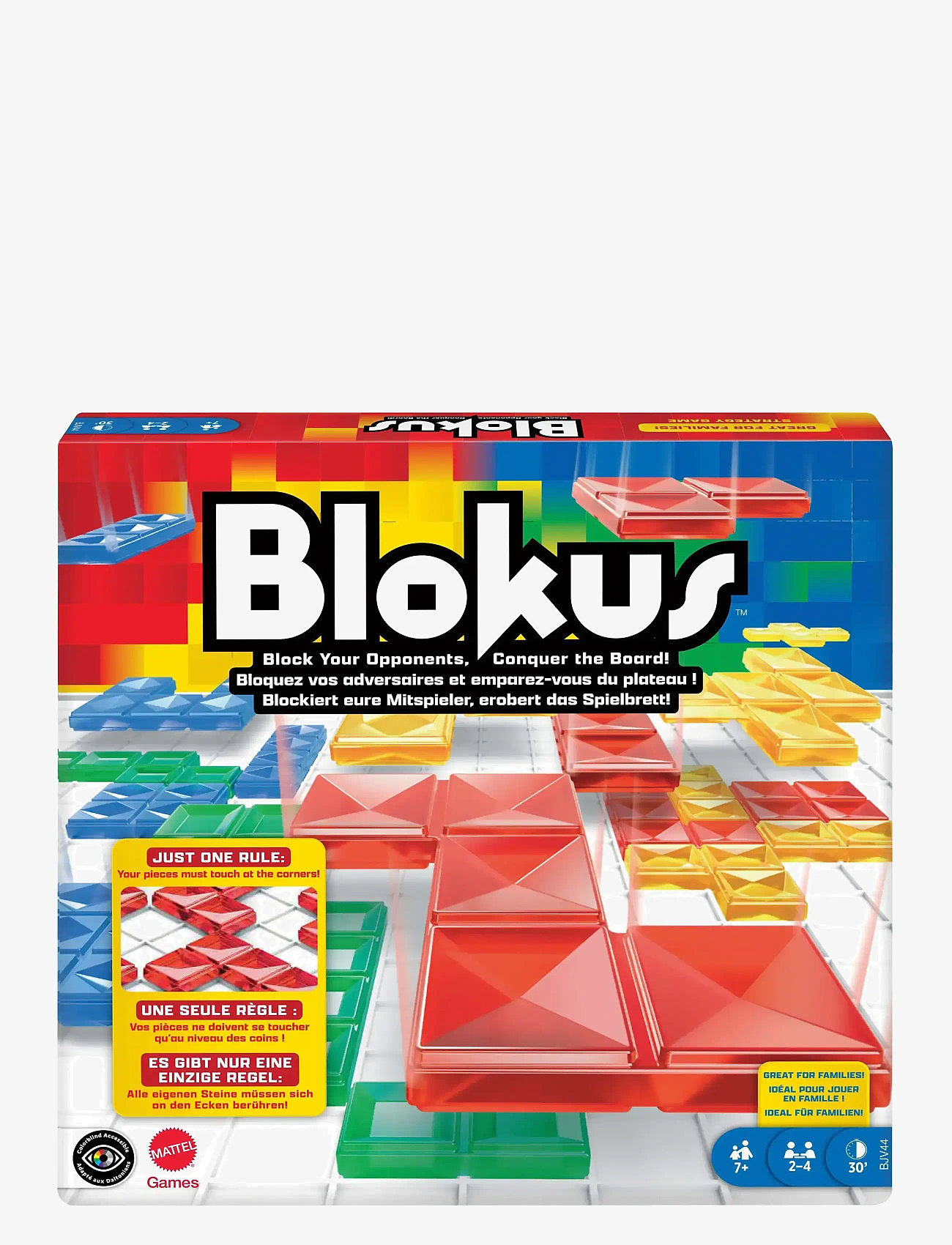 Mattel Games - BLOKUS REFRESH - brætspil - multi color - 0