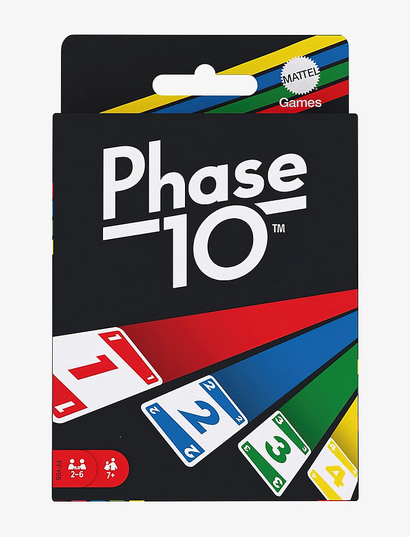 Mattel Games - Games Phase 10 Card Game wiColor Blind Accessible Deck for Kid, Adult & Family Nights & Parties - kaardimängud - multi color - 1
