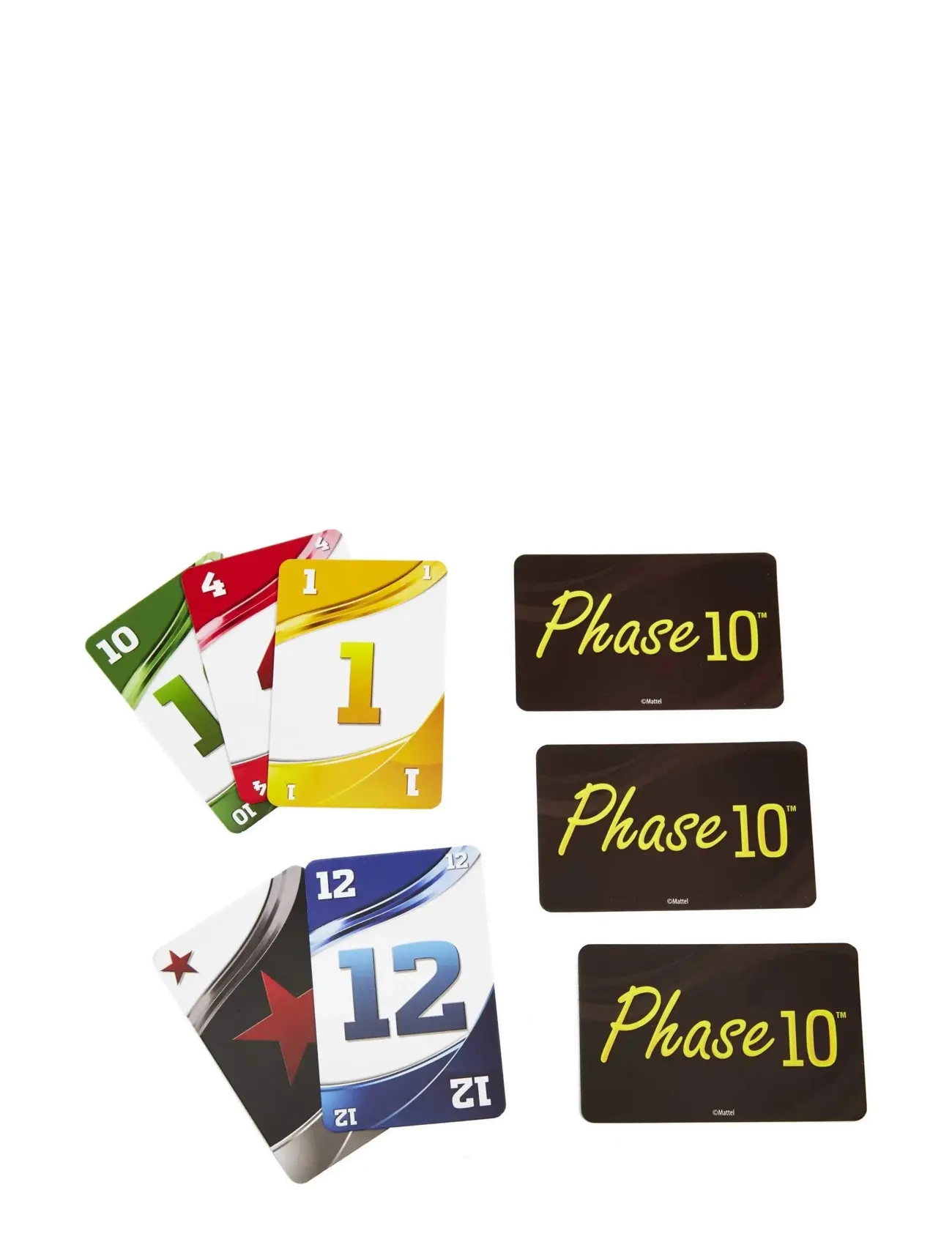 Mattel Games - Games Phase 10 Card Game wiColor Blind Accessible Deck for Kid, Adult & Family Nights & Parties - kortspel - multi color - 2
