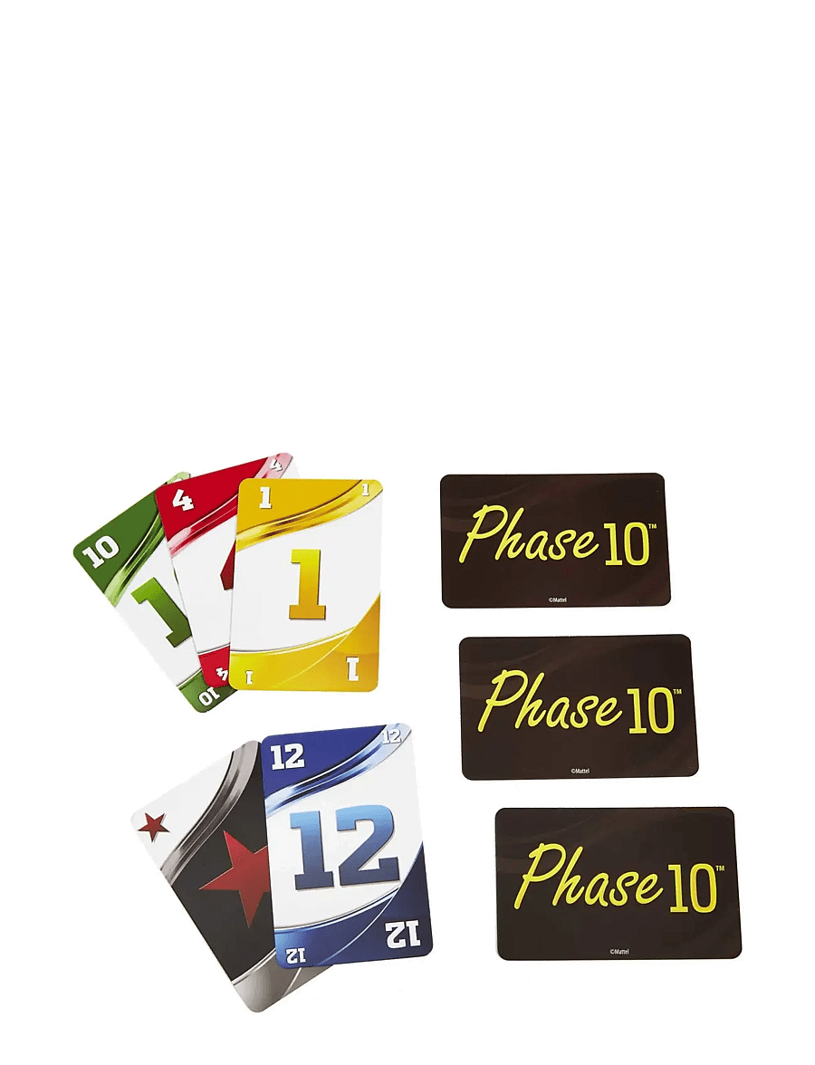 Mattel Games - Games Phase 10 Card Game wiColor Blind Accessible Deck for Kid, Adult & Family Nights & Parties - kartenspiele - multi color - 2