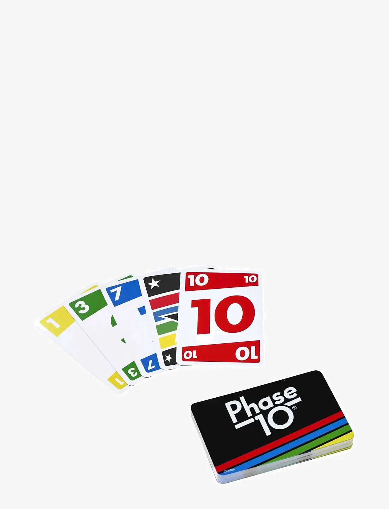 Mattel Games - Games Phase 10 Card Game wiColor Blind Accessible Deck for Kid, Adult & Family Nights & Parties - kortspil - multi color - 3