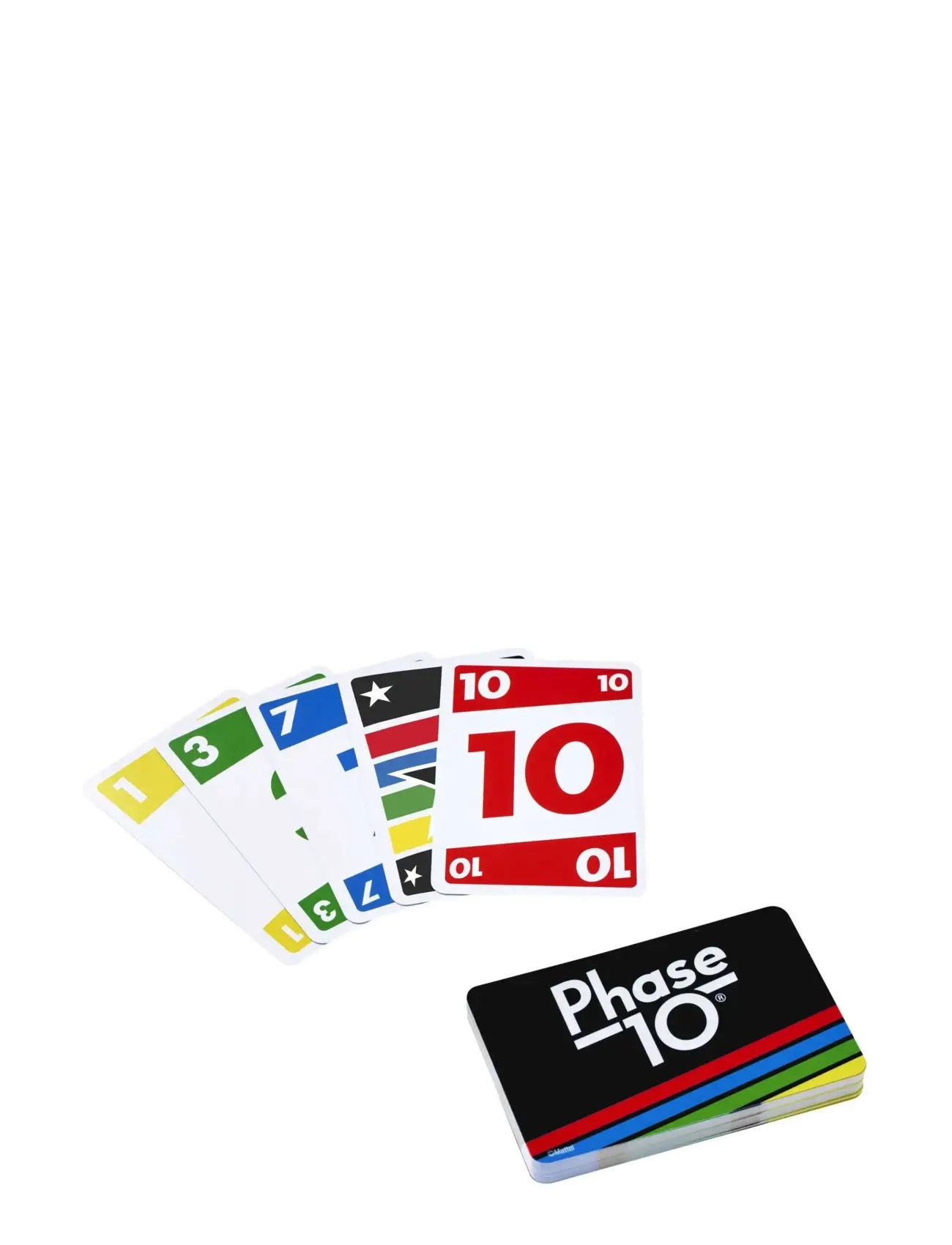 Mattel Games - Games Phase 10 Card Game wiColor Blind Accessible Deck for Kid, Adult & Family Nights & Parties - kortspel - multi color - 3
