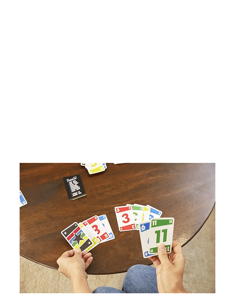 Mattel Games - Games Phase 10 Card Game wiColor Blind Accessible Deck for Kid, Adult & Family Nights & Parties - kaardimängud - multi color - 5