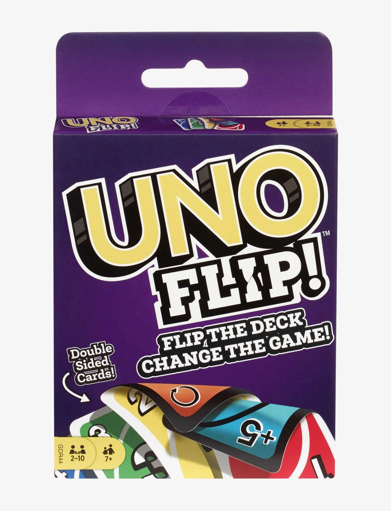 MATTEL GAMES Games Uno Flip! Card Game With Color Blind Accessible Deck For Kinder, Adults & Family Night Patterned - One Size - Kinder