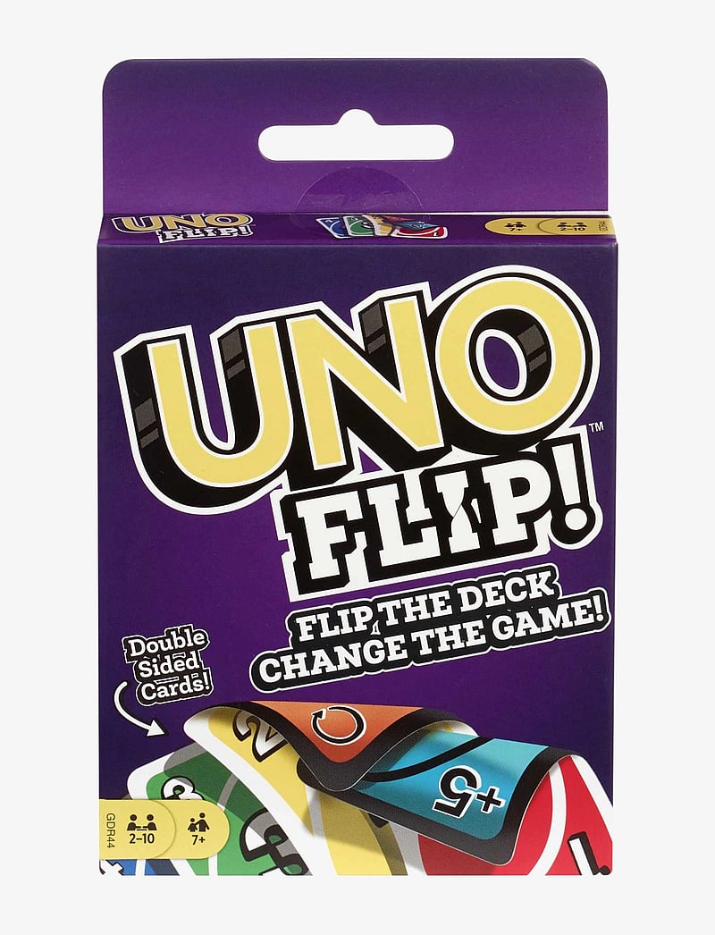 Mattel Games - Games UNO FLIP! Card Game with Color Blind Accessible Deck for Kids, Adults & Family Night - kartenspiele - multi color - 1