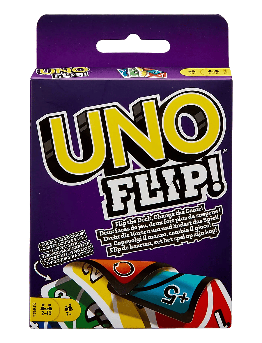 Mattel Games - Games UNO FLIP! Card Game with Color Blind Accessible Deck for Kids, Adults & Family Night - kartenspiele - multi color - 1