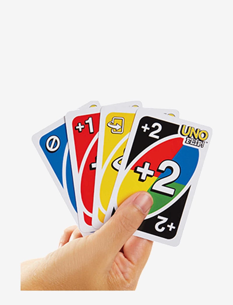 Mattel Games - Games UNO FLIP! Card Game with Color Blind Accessible Deck for Kids, Adults & Family Night - kartenspiele - multi color - 4
