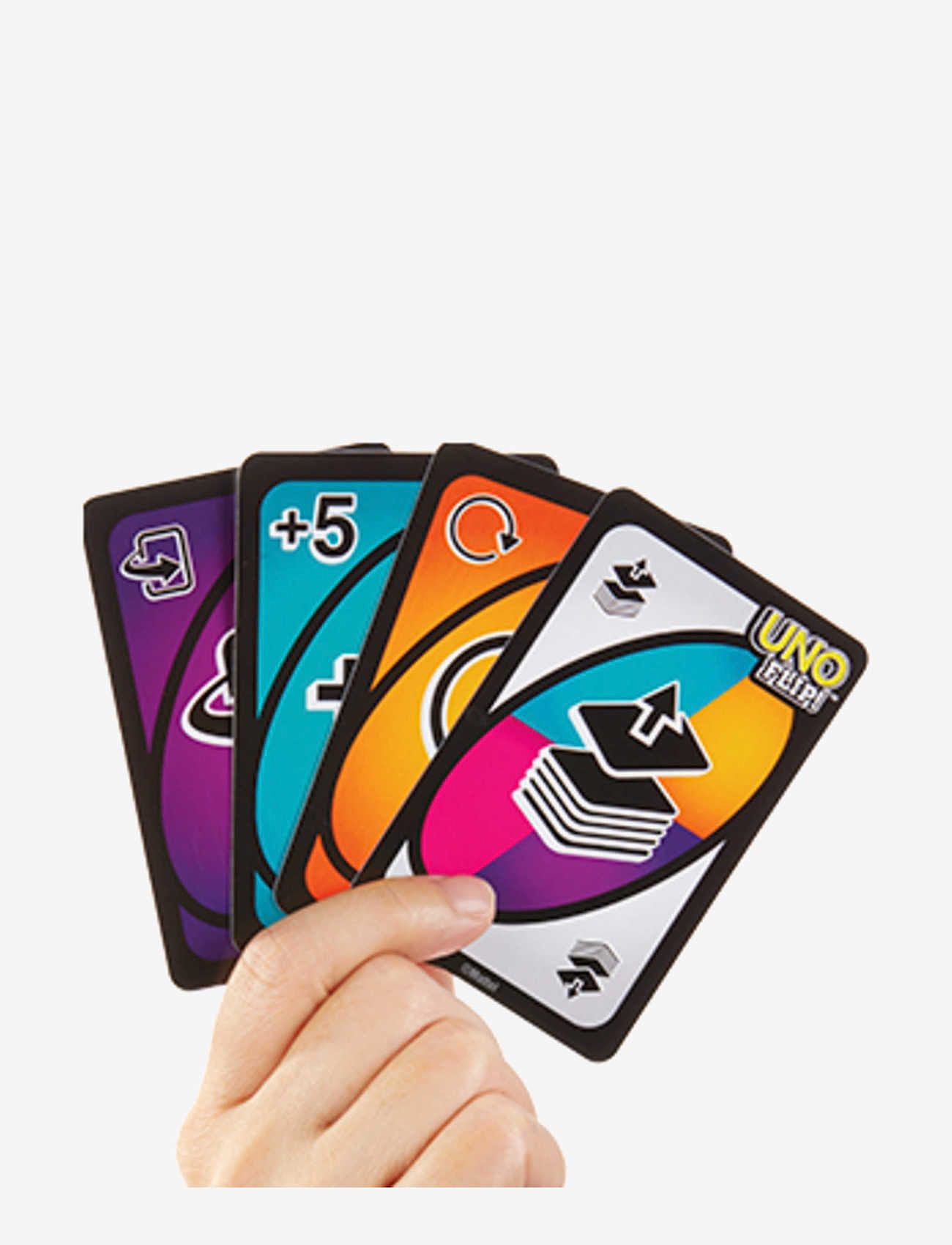 Mattel Games - Games UNO FLIP! Card Game with Color Blind Accessible Deck for Kids, Adults & Family Night - kortspel - multi color - 4