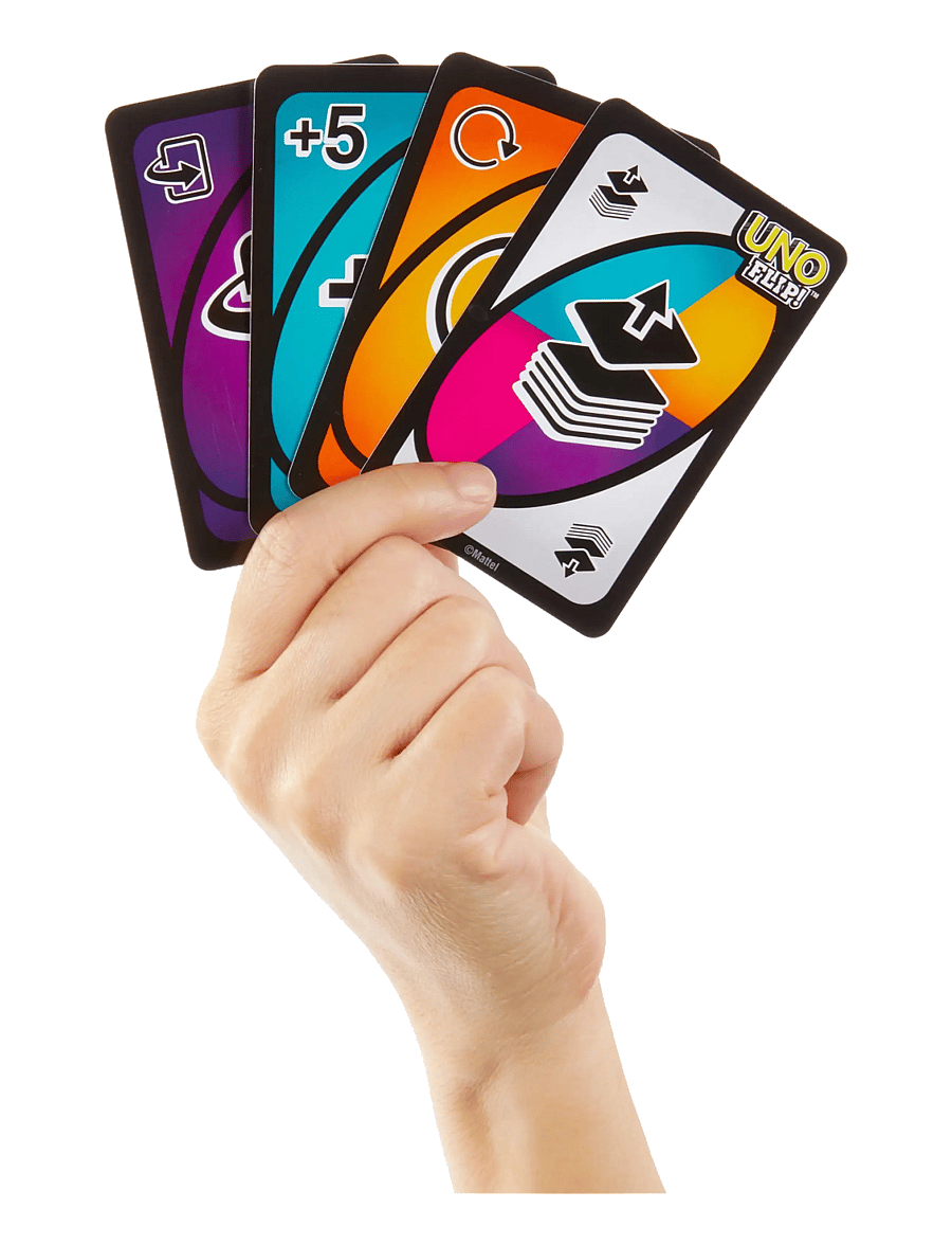 Mattel Games - Games UNO FLIP! Card Game with Color Blind Accessible Deck for Kids, Adults & Family Night - kartenspiele - multi color - 5