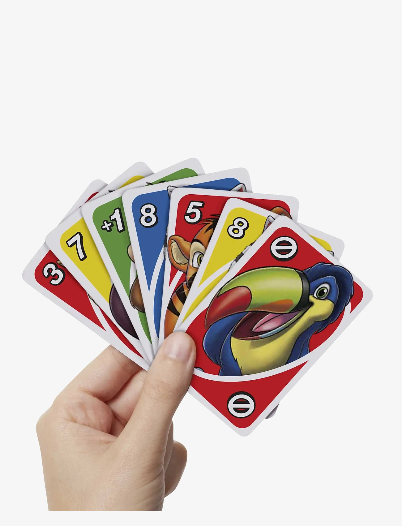 Mattel Games - Games UNO Junior Card Game for Kids with Simple Rules & Animal Matching for 2-4 Players - card games - multi color - 5