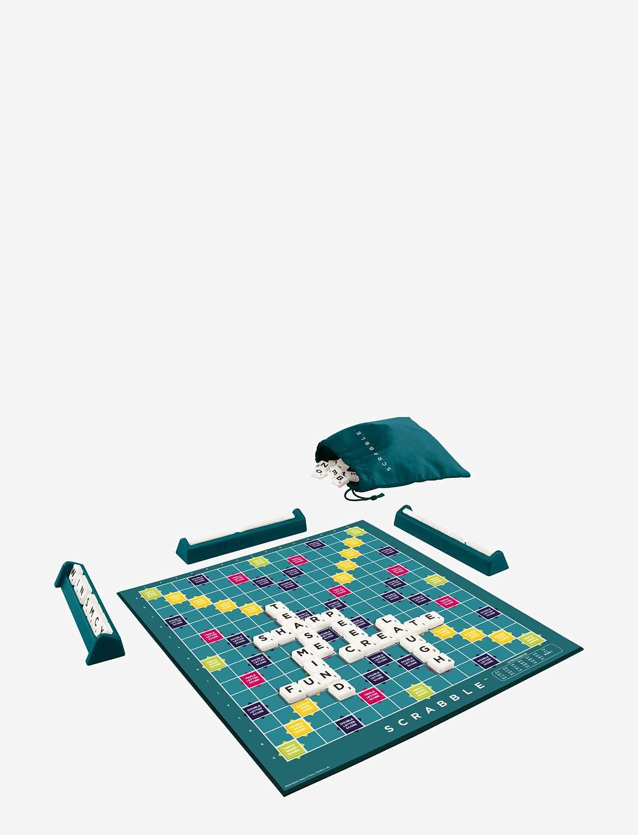 Mattel Games - Games Scrabble Brætspil Word - pædagogiske spil - multi color - 1