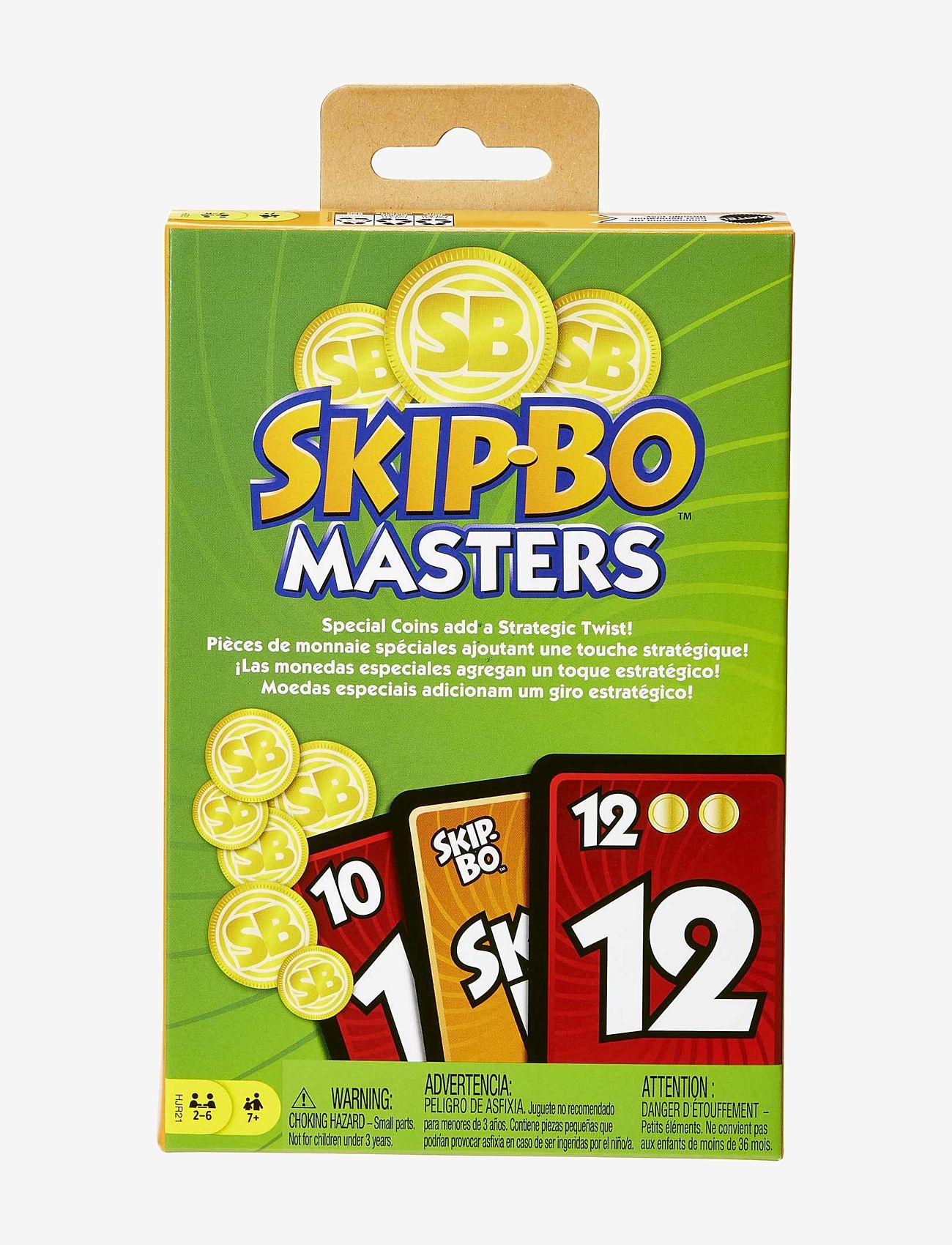 Mattel Games - Games Skip-Bo Masters - kortspil - multi color - 1