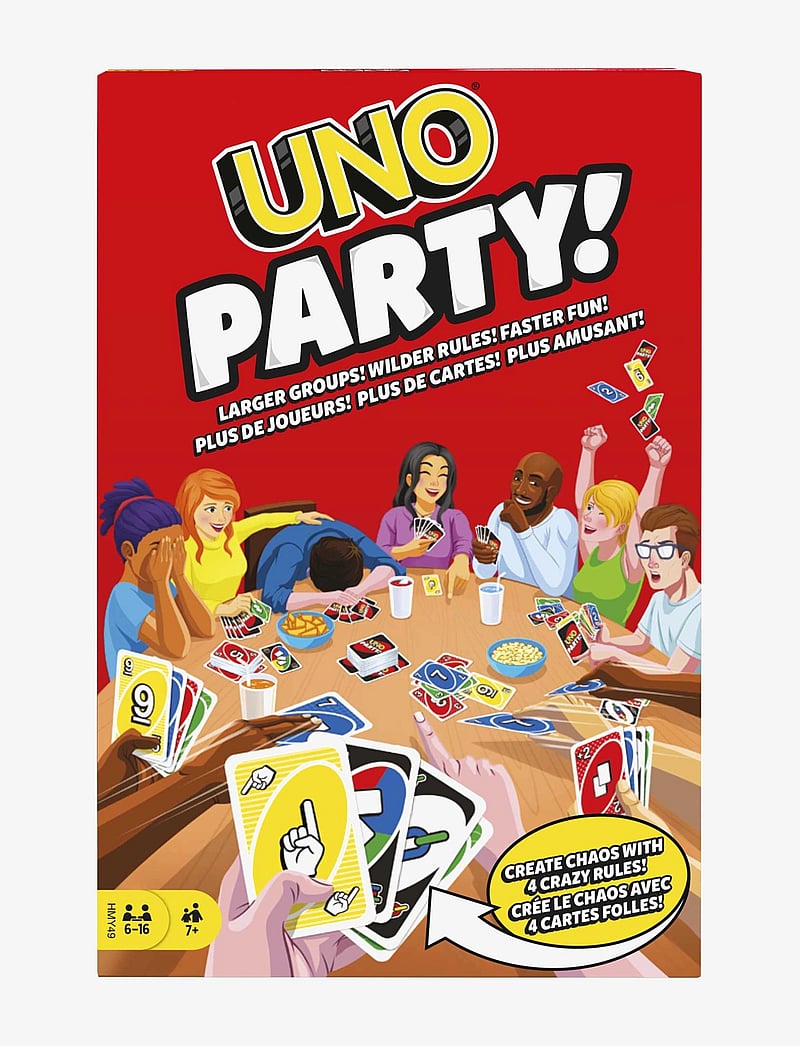 Mattel Games - Games UNO Party Family Card Game for Kids and Adults - lauamängud - multi color - 0