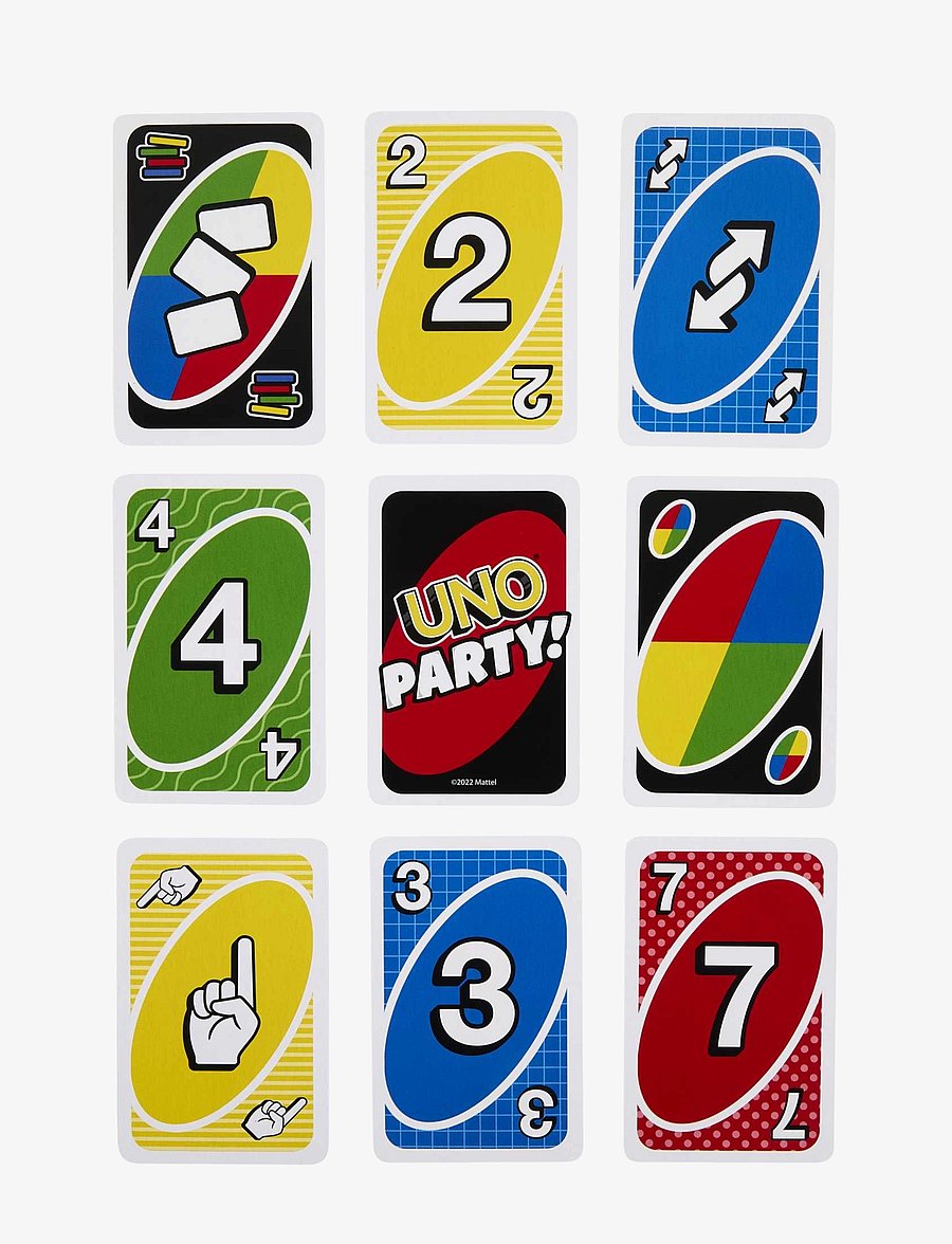 Mattel Games - Games UNO Party Family Card Game for Kids and Adults - kaardimängud - multi color - 2