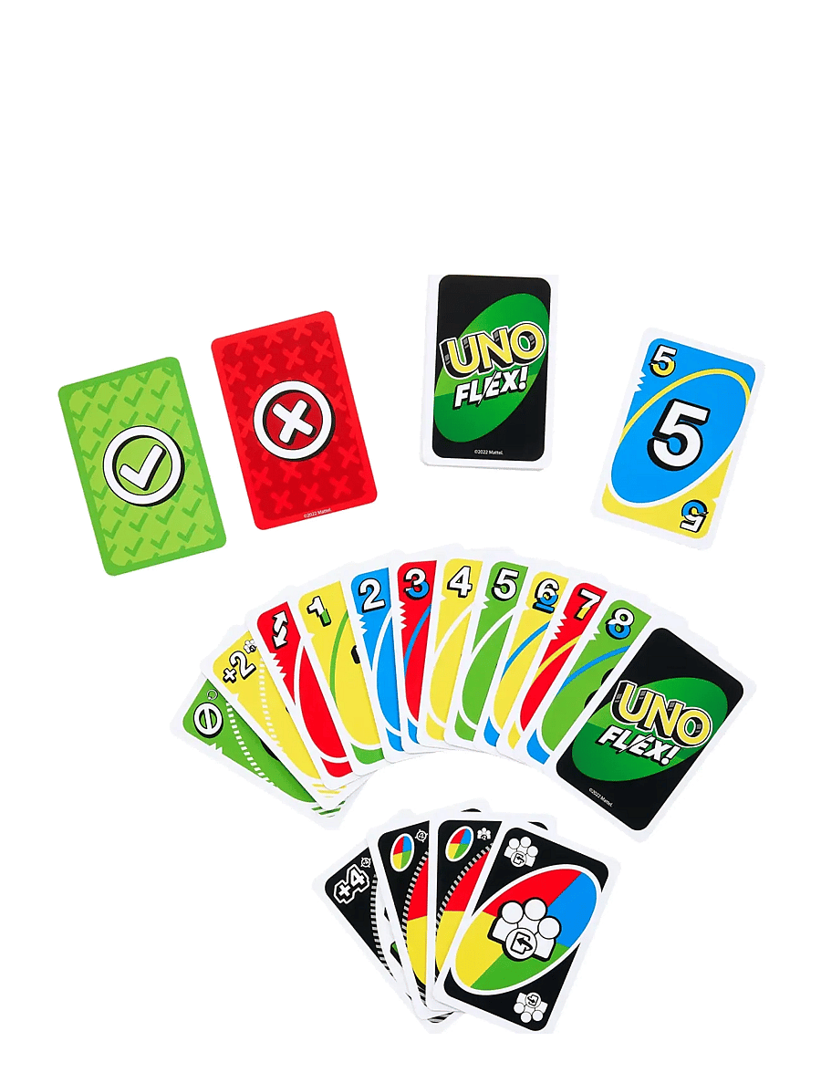 Mattel Games - Games UNO Flex Card Game, Fun for Family and Game Nights - kaardimängud - multi color - 0