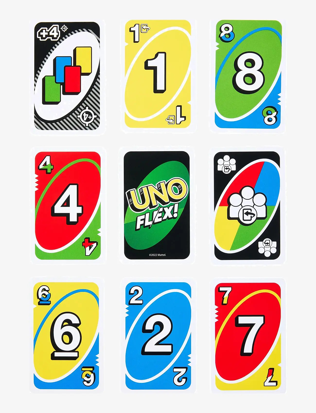 Mattel Games - Games UNO Flex Card Game, Fun for Family and Game Nights - kortspil - multi color - 2