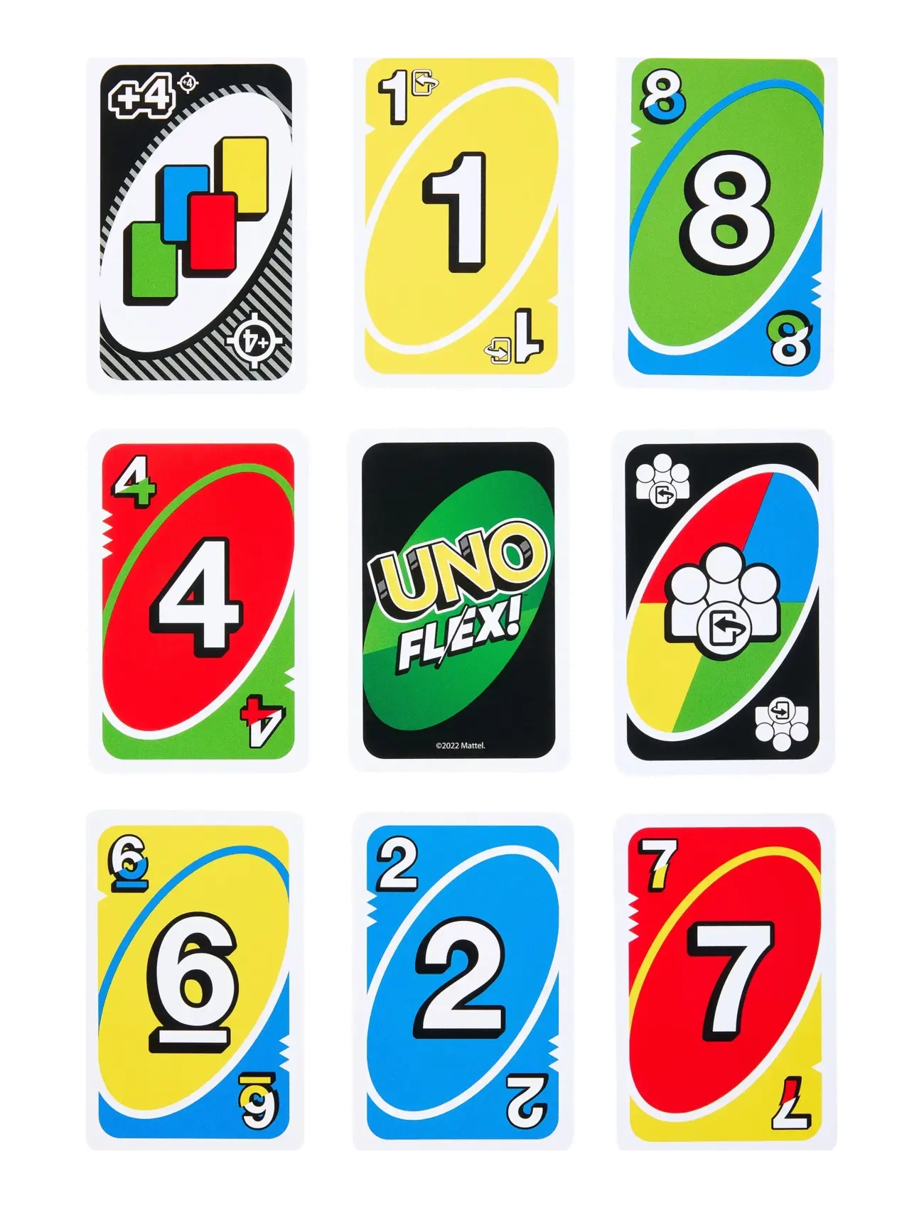 Mattel Games - Games UNO Flex Card Game, Fun for Family and Game Nights - kortspil - multi color - 2