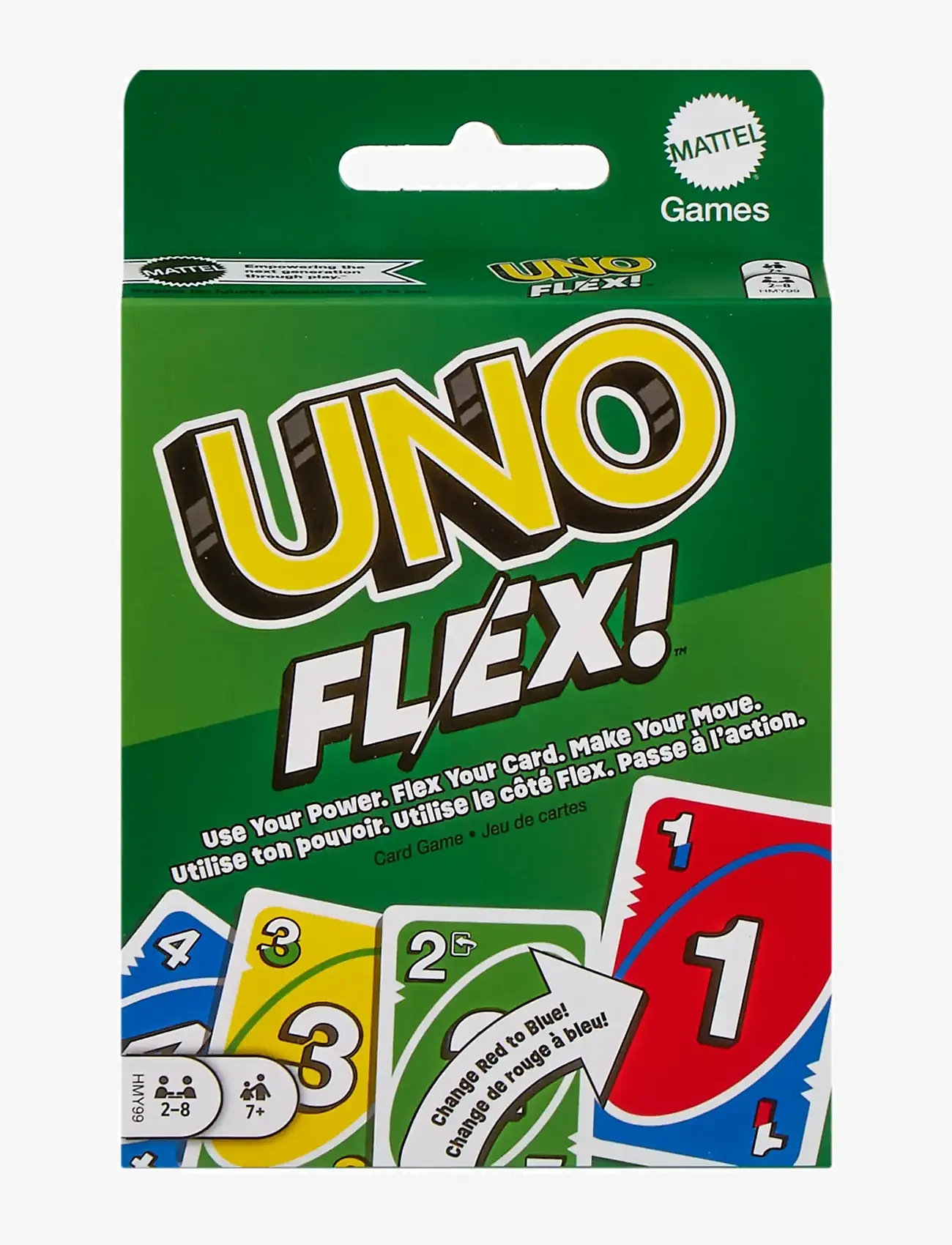 Mattel Games - Games UNO Flex Card Game, Fun for Family and Game Nights - kortspil - multi color - 3