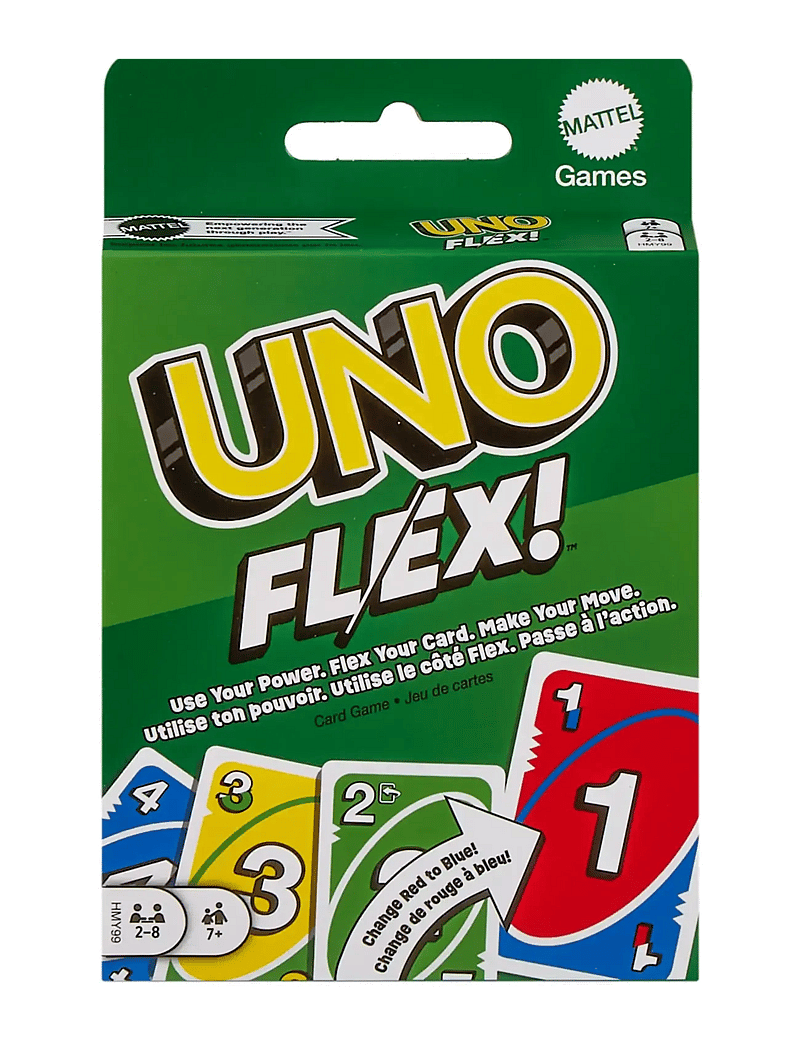 Mattel Games - Games UNO Flex Card Game, Fun for Family and Game Nights - kaardimängud - multi color - 4