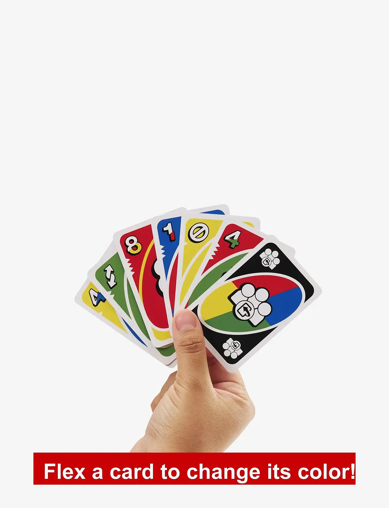 Mattel Games - Games UNO Flex Card Game, Fun for Family and Game Nights - kortspil - multi color - 5