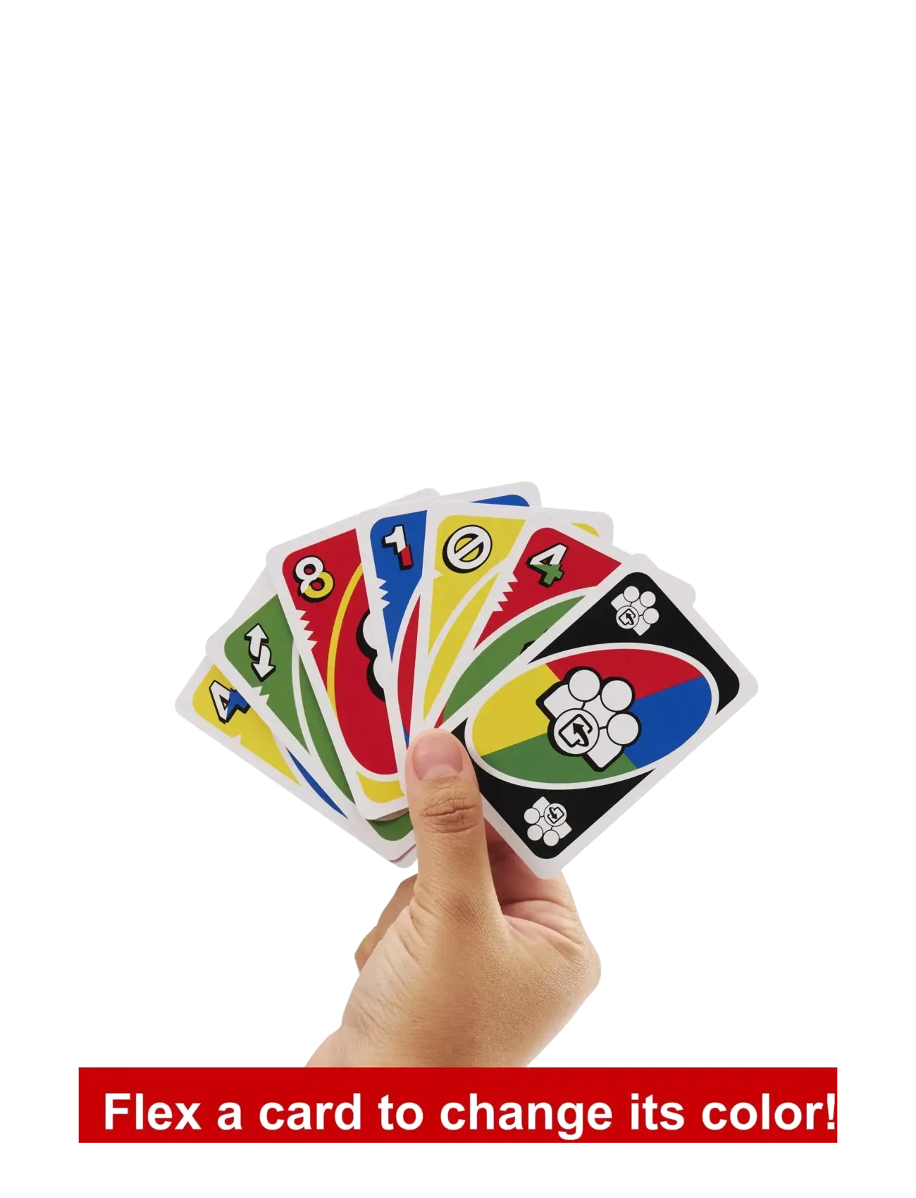 Mattel Games - Games UNO Flex Card Game, Fun for Family and Game Nights - kortspil - multi color - 5