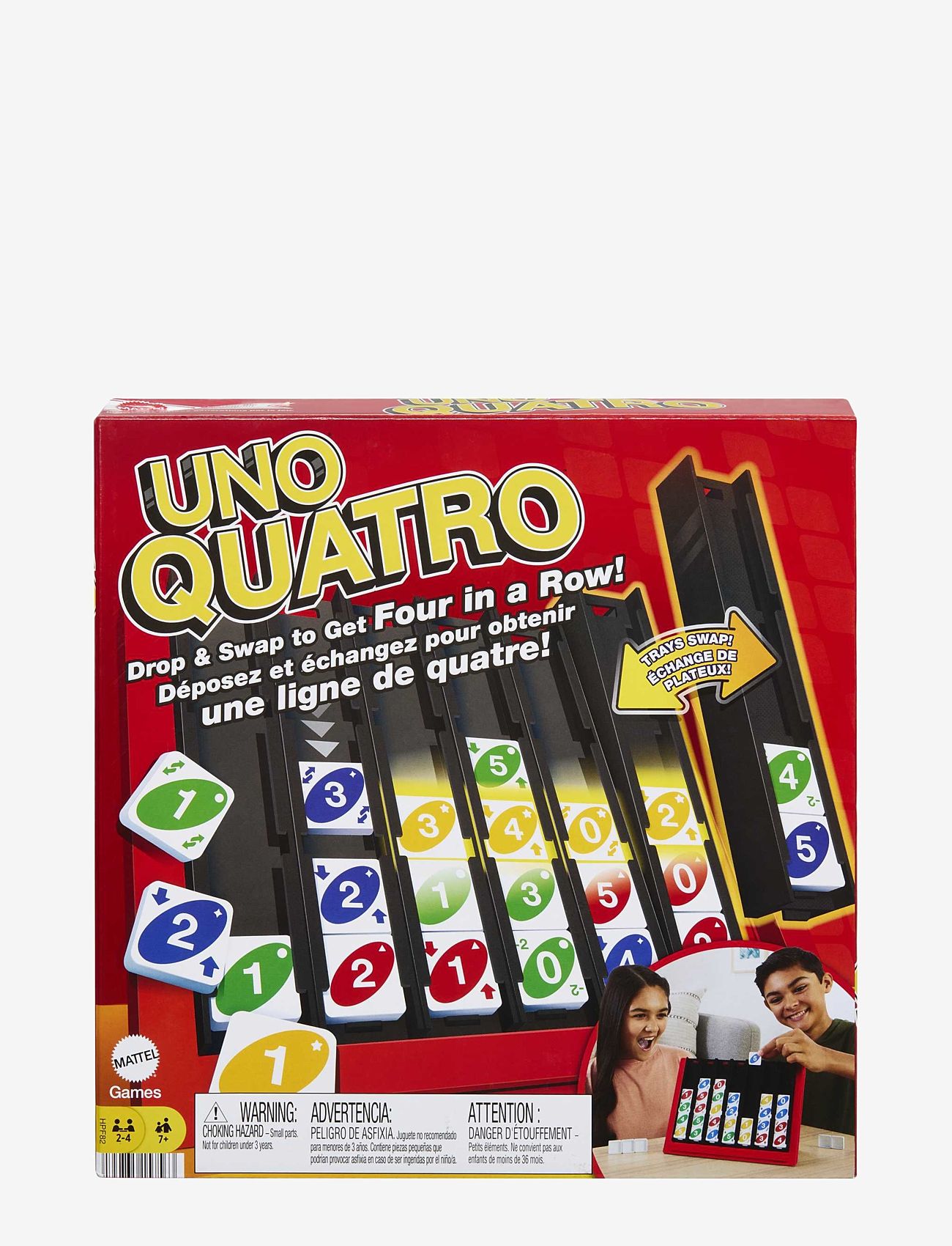 Mattel Games - Games UNO Quatro Family Game - kortspel - multi color - 0