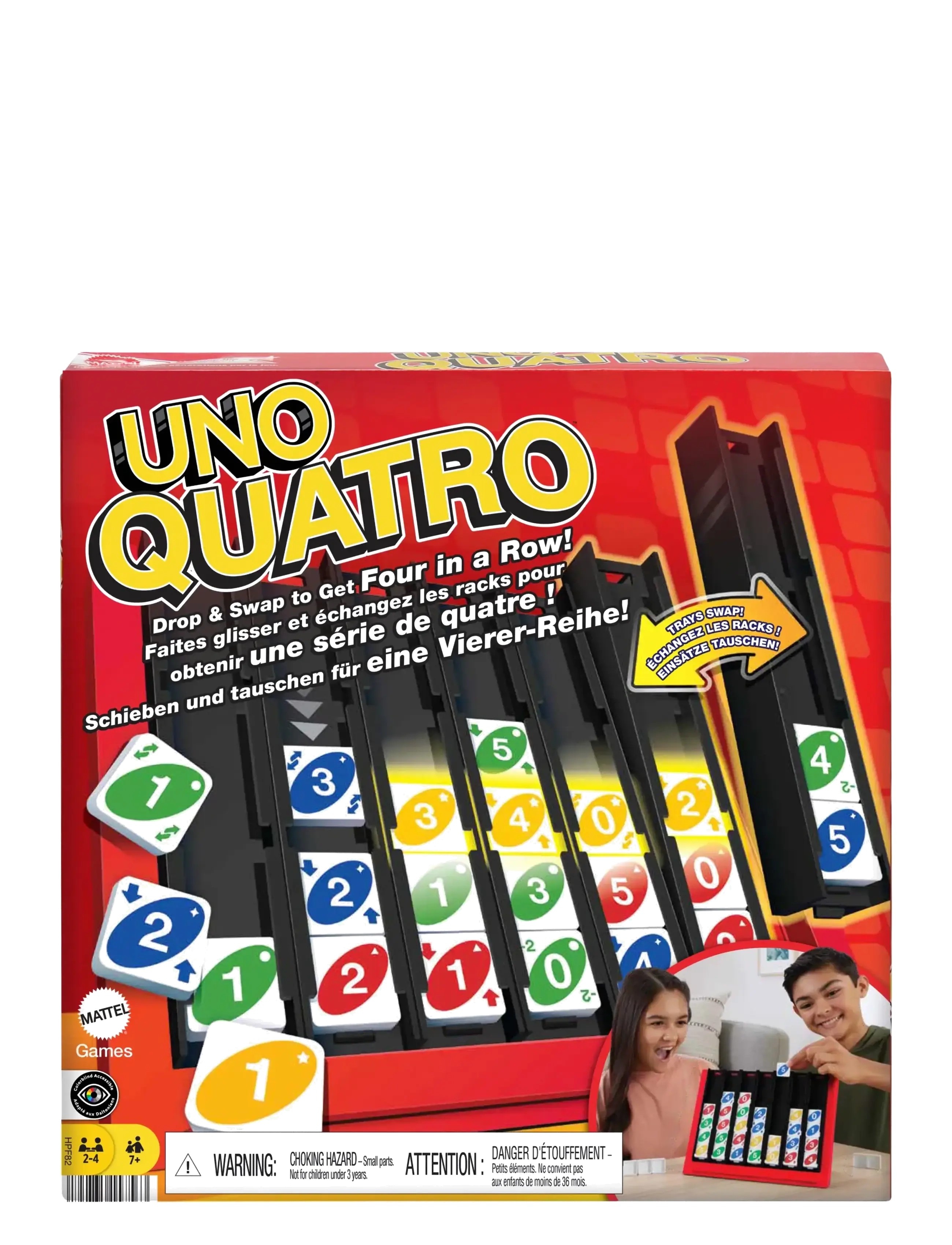Mattel Games Games UNO Quatro Game, Adult, Family and Game Night - Inspiration - MULTI COLOR / multi