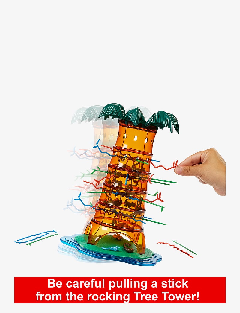Mattel Games - Games Tumblin’ Monkeys Rockin’ Tree Party Game for Kids, Family & Game Nights - aktive spiele - multi color - 4