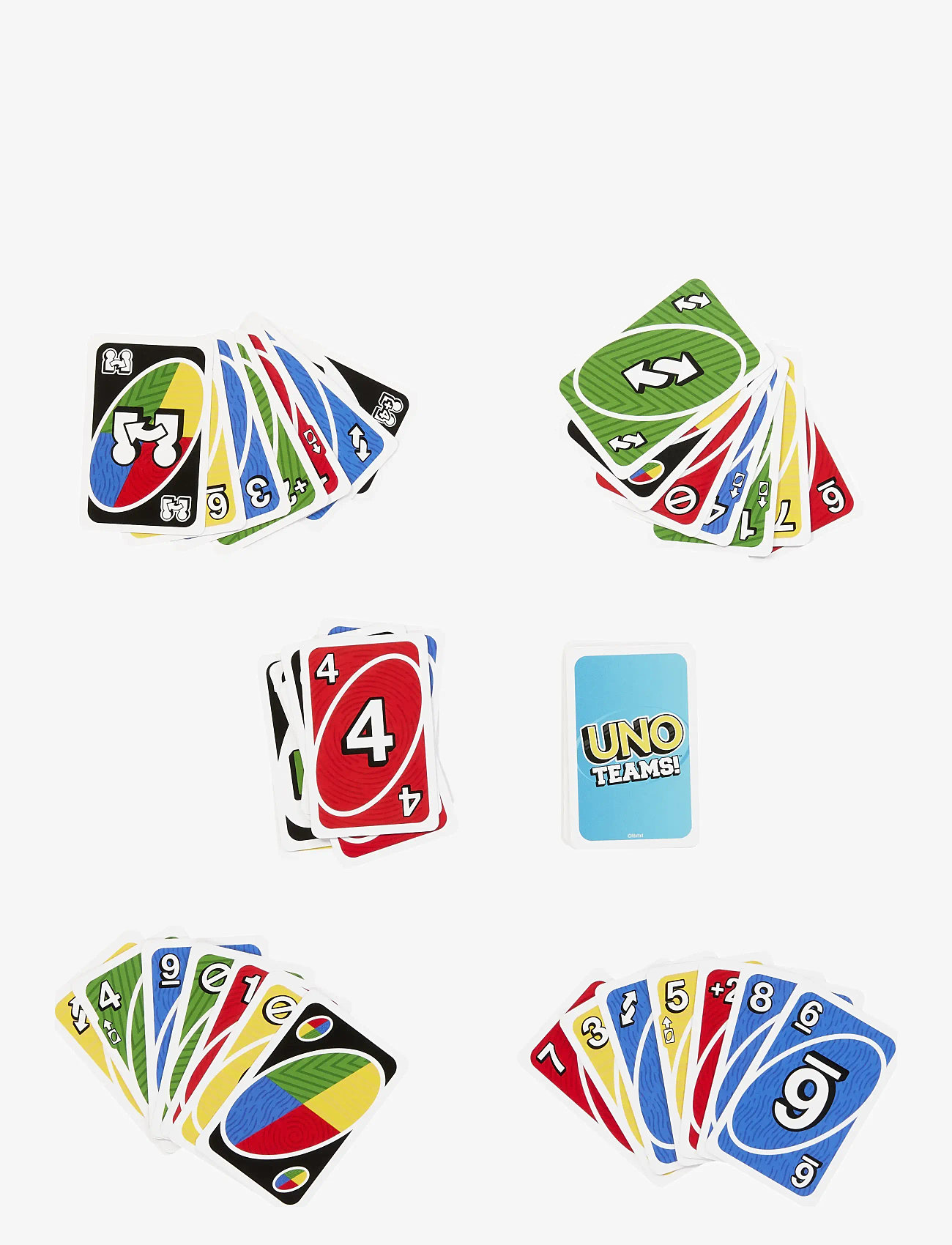 Mattel Games - Games UNO Teams Card Game for Family Nights, Game Nights, Travel, Camping & Parties - kartenspiele - multi color - 1
