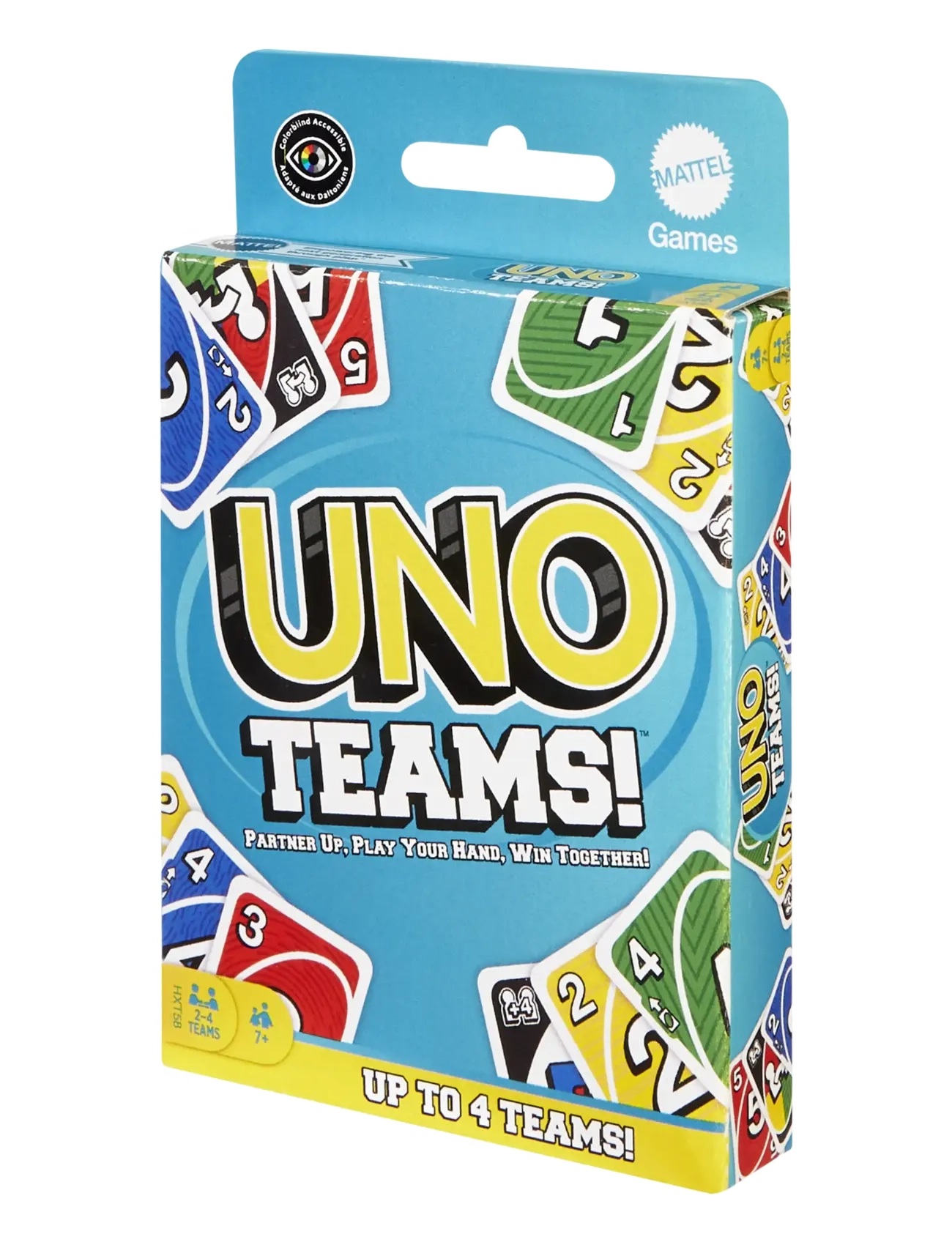 Mattel Games - Games UNO Teams Card Game for Family Nights, Game Nights, Travel, Camping & Parties - kaartspellen - multi color - 1