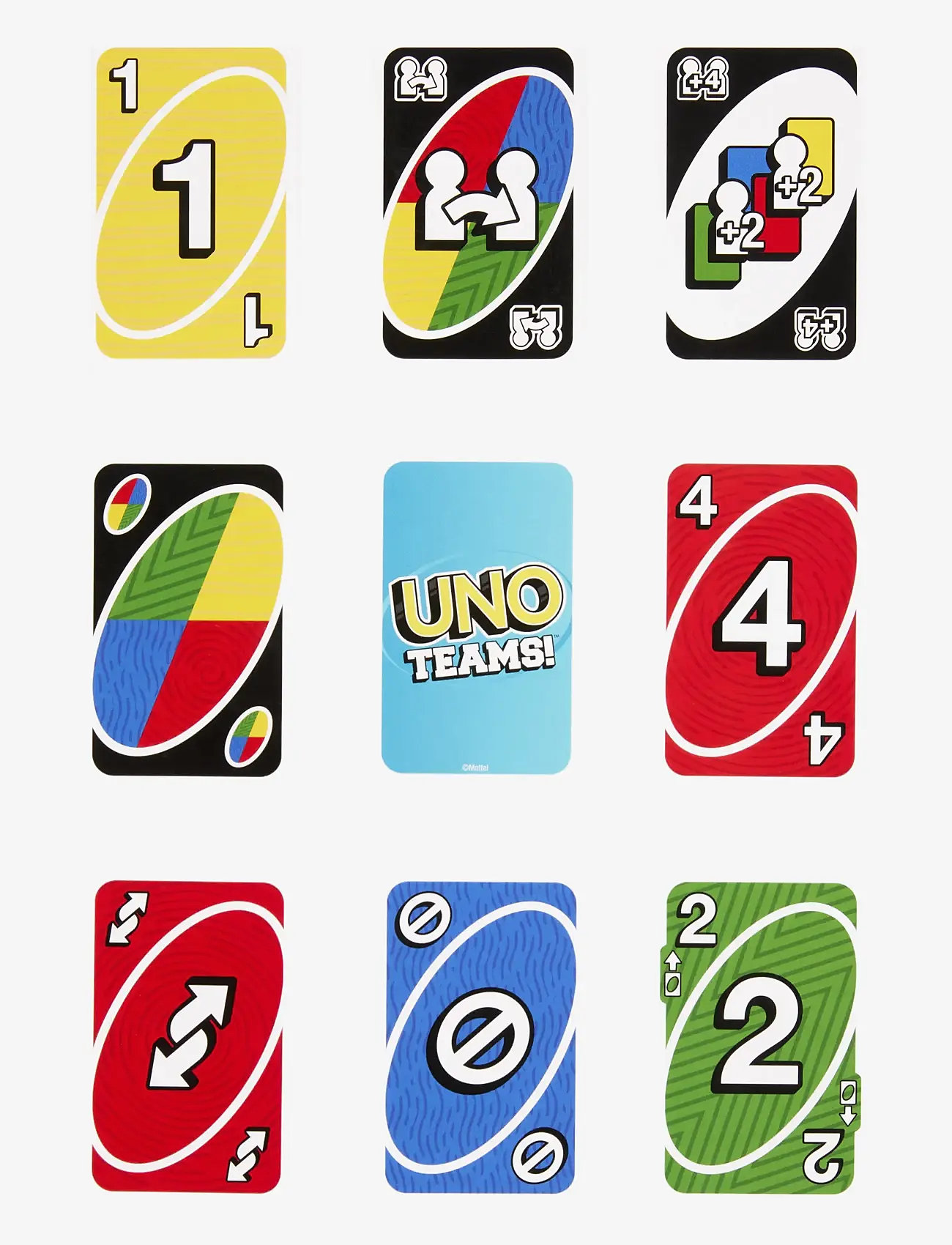 Mattel Games - Games UNO Teams Card Game for Family Nights, Game Nights, Travel, Camping & Parties - kartenspiele - multi color - 5