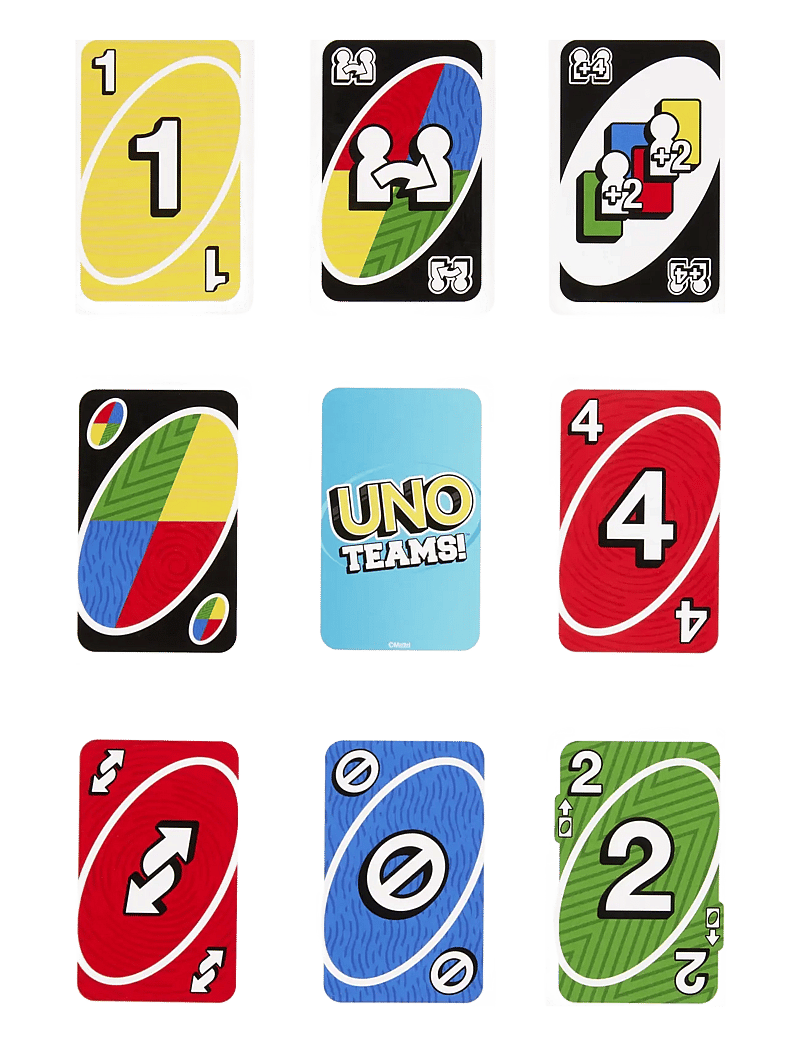 Mattel Games - Games UNO Teams Card Game for Family Nights, Game Nights, Travel, Camping & Parties - kartenspiele - multi color - 5