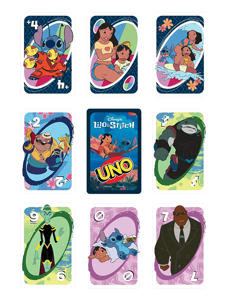 Mattel Games - Games UNO Disney’s Lilo and Stitch Card Game for Kids & Family Night - kartenspiele - multicolor - 2