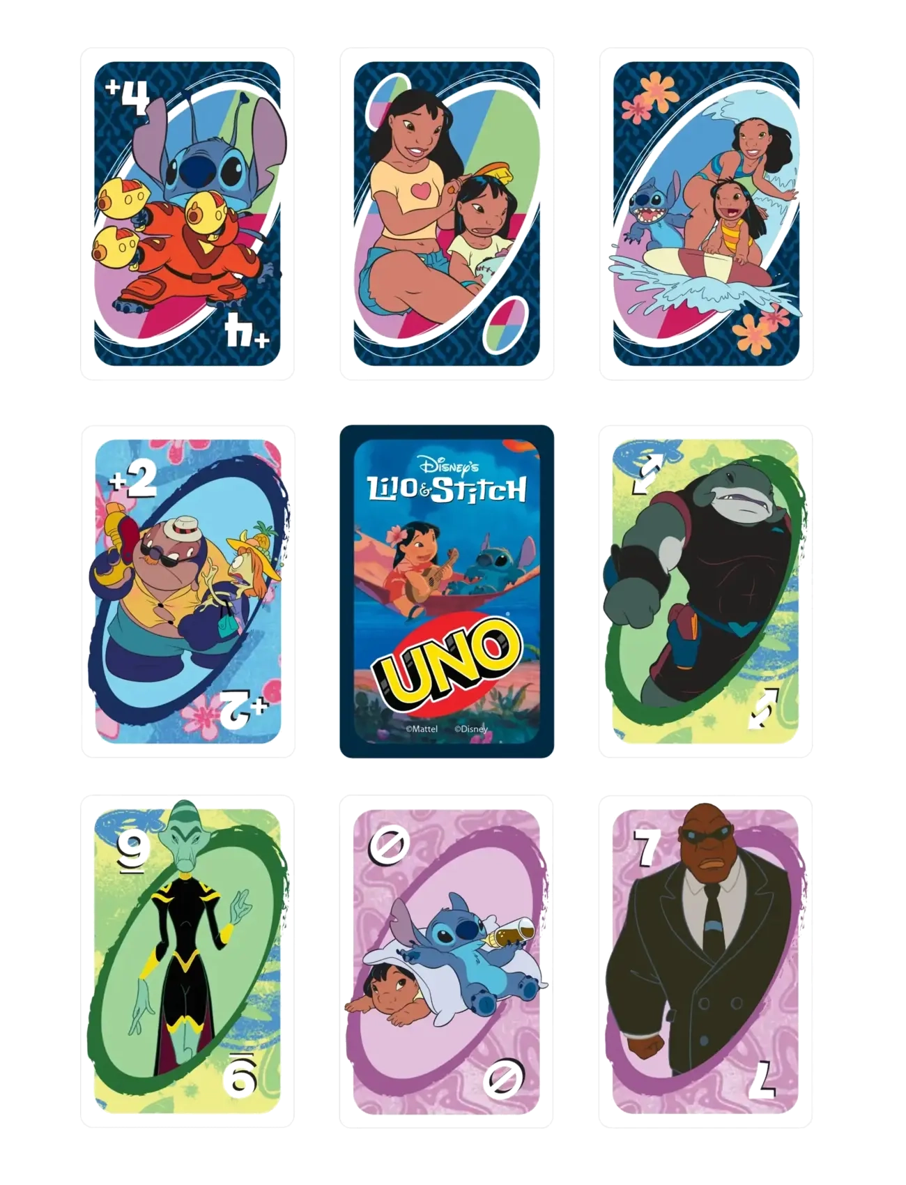 Mattel Games - Games UNO Disney’s Lilo and Stitch Card Game for Kids & Family Night - korttipelit - multicolor - 2