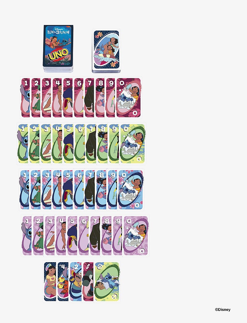 Mattel Games - Games UNO Disney’s Lilo and Stitch Card Game for Kids & Family Night - kartenspiele - multicolor - 3