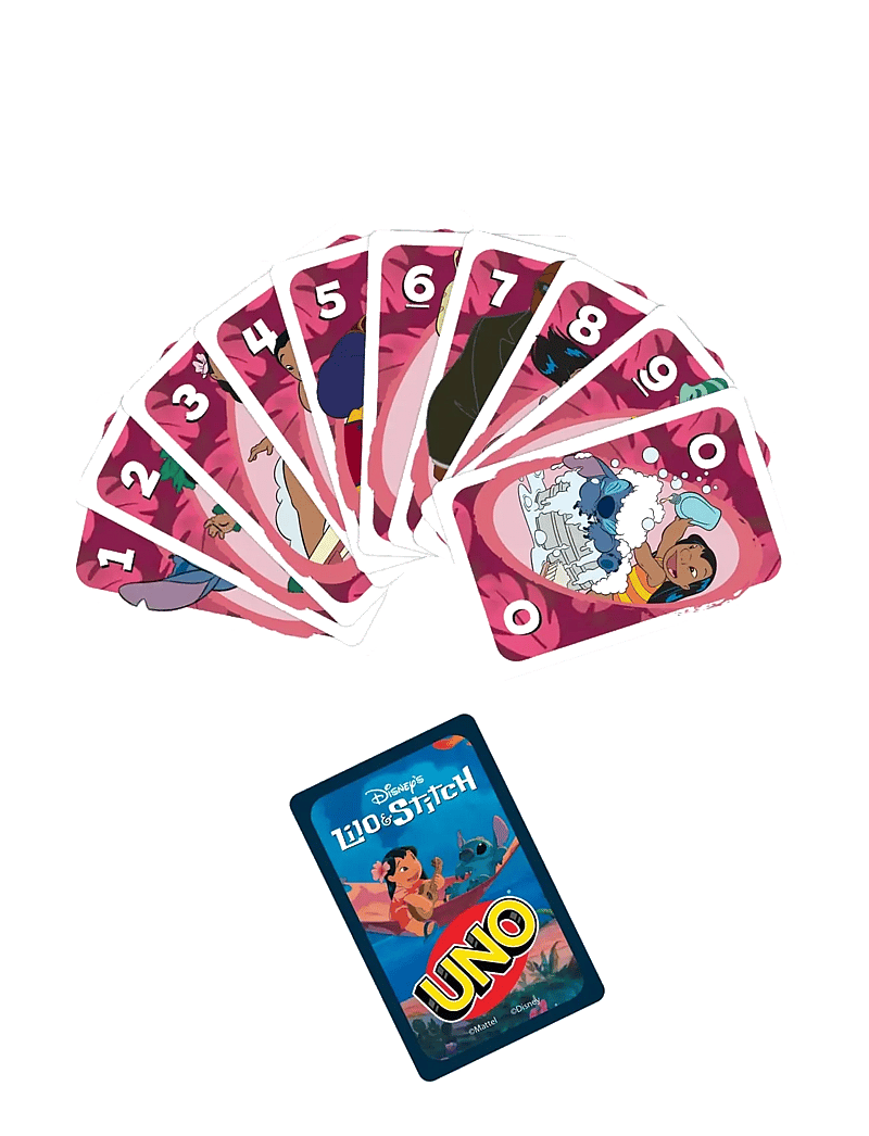 Mattel Games - Games UNO Disney’s Lilo and Stitch Card Game for Kids & Family Night - kartenspiele - multicolor - 4