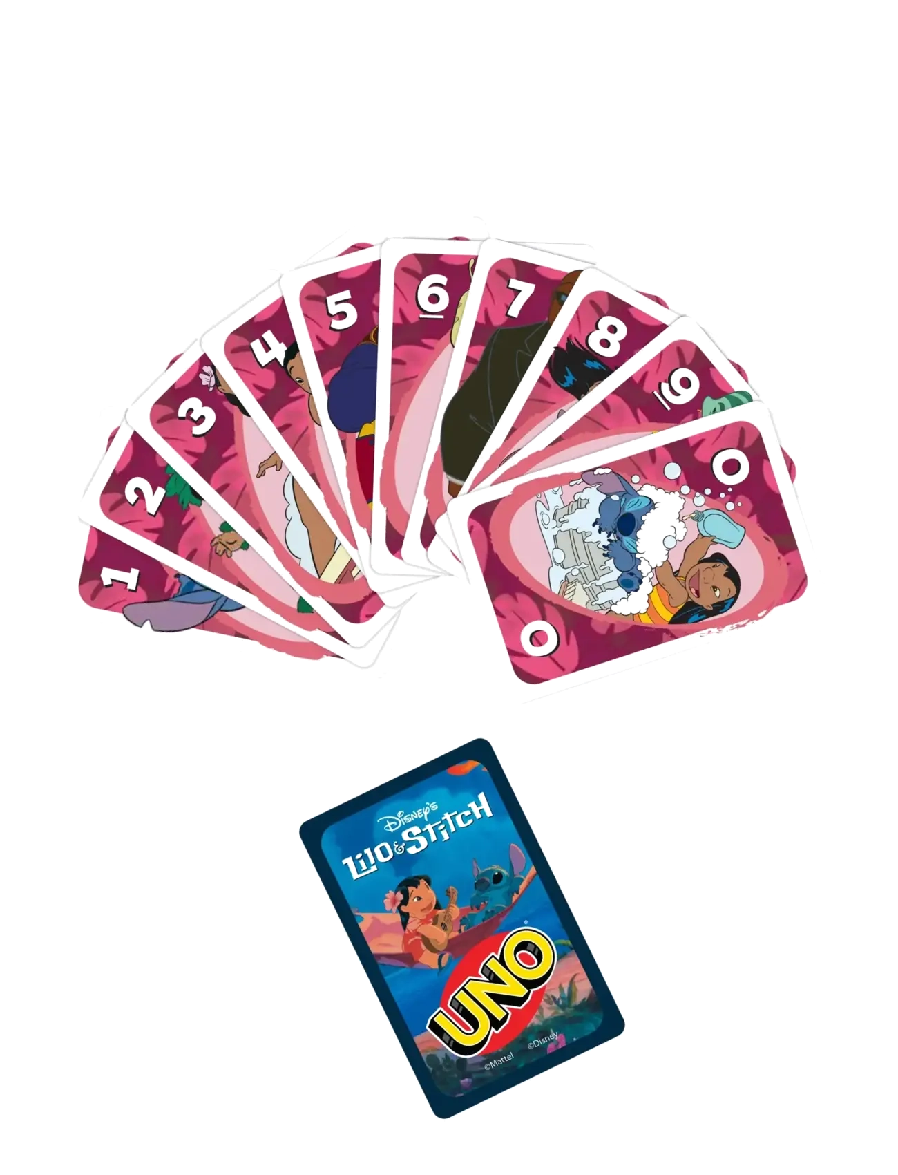 Mattel Games - Games UNO Disney’s Lilo and Stitch Card Game for Kids & Family Night - korttipelit - multicolor - 4