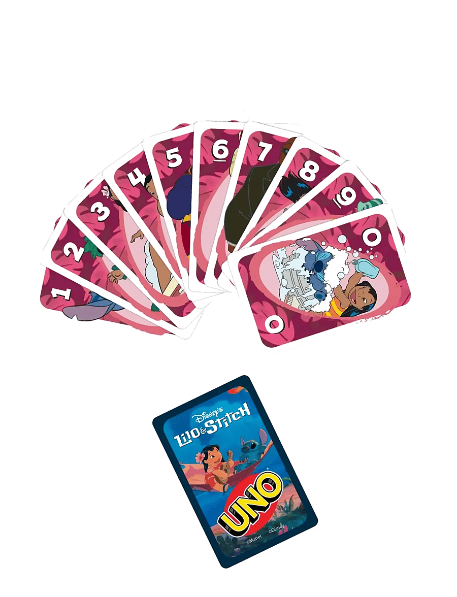 Mattel Games - Games UNO Disney’s Lilo and Stitch Card Game for Kids & Family Night - kaartspellen - multicolor - 4