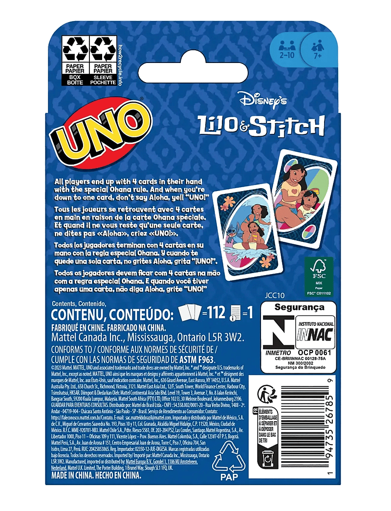 Mattel Games - Games UNO Disney’s Lilo and Stitch Card Game for Kids & Family Night - kartenspiele - multicolor - 5