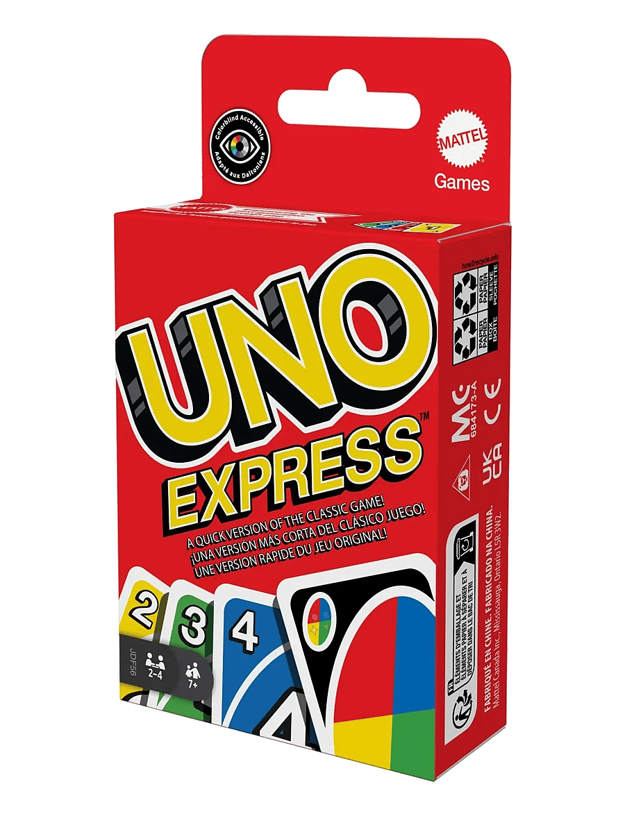 Mattel Games - Games UNO Express Card Game for Game Night - kartenspiele - multicolor - 3