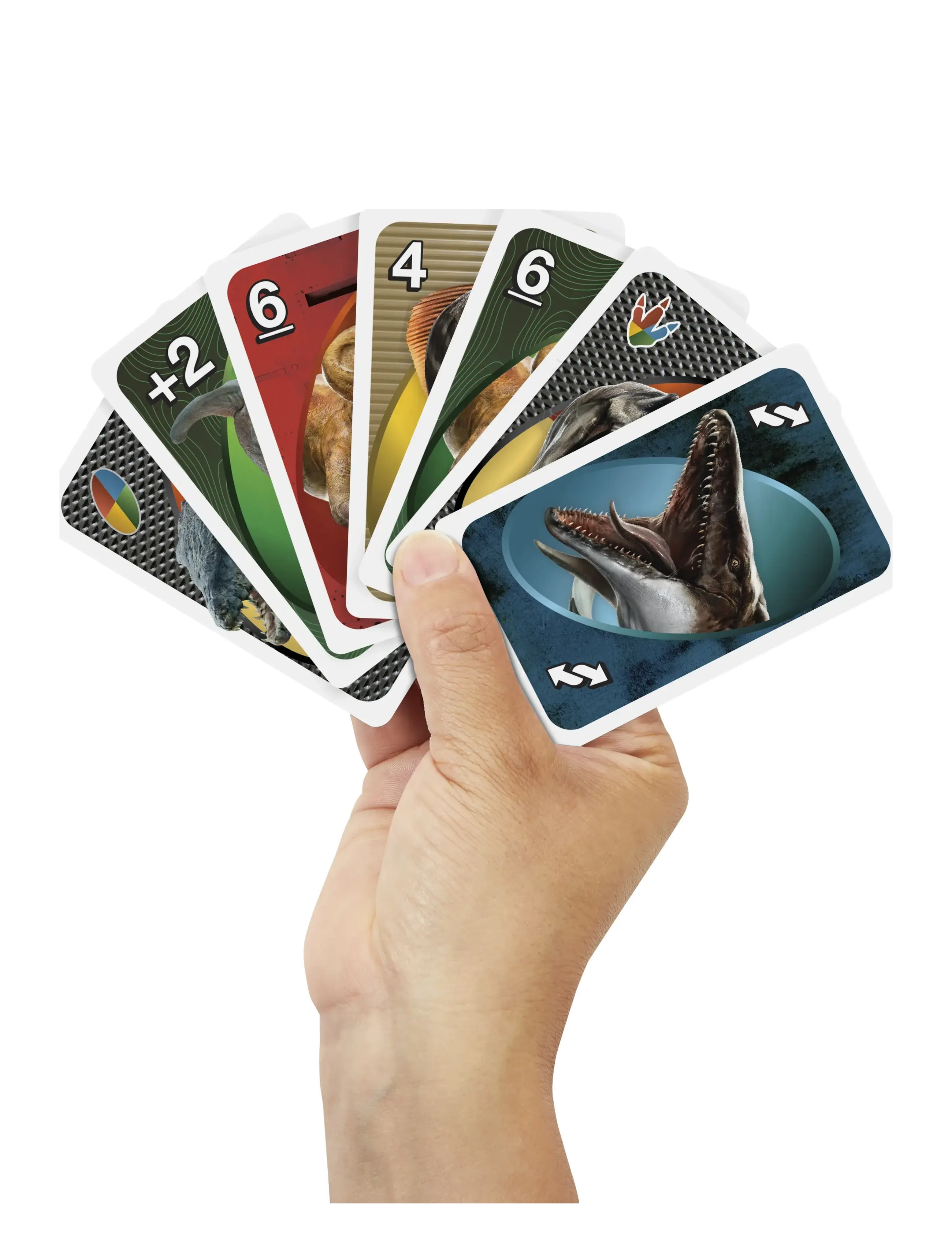 Mattel Games - Games UNO Jurassic World Rebirth Card Game for Kids, Family & Adult Game Nights - kortspel - multi color - 2