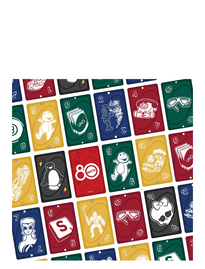 Mattel Games - Games UNO 80th Ruby Red Card Game for Kids & Family Night - kartenspiele - multi color - 3
