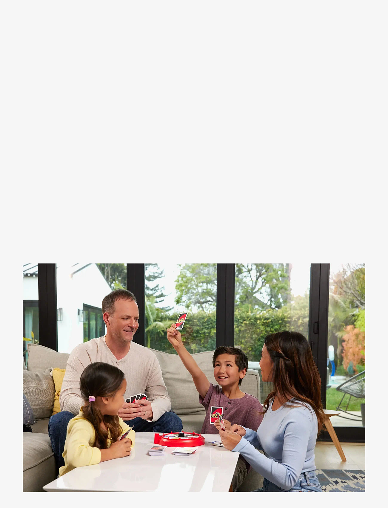 Mattel Games - Games UNO Spin Card Game for Kid, Adult & Family Nights, Classic Play with Spinner - kortspil - multi color - 1