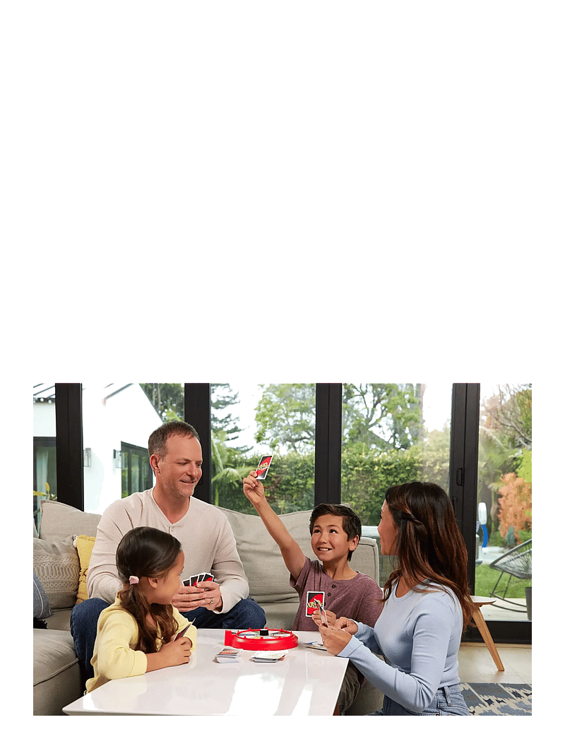 Mattel Games - Games UNO Spin Card Game for Kid, Adult & Family Nights, Classic Play with Spinner - kartenspiele - multi color - 1