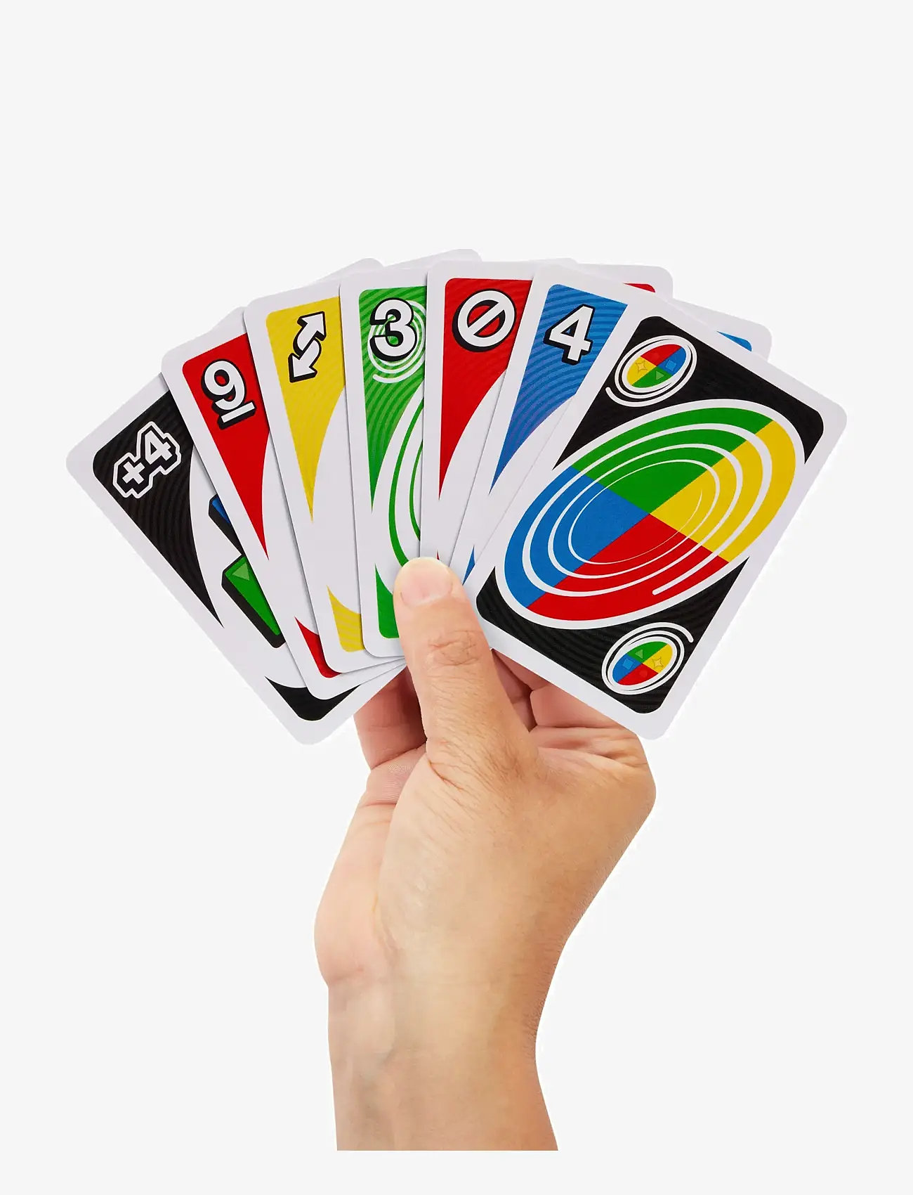 Mattel Games - Games UNO Spin Card Game for Kid, Adult & Family Nights, Classic Play with Spinner - kortspil - multi color - 4