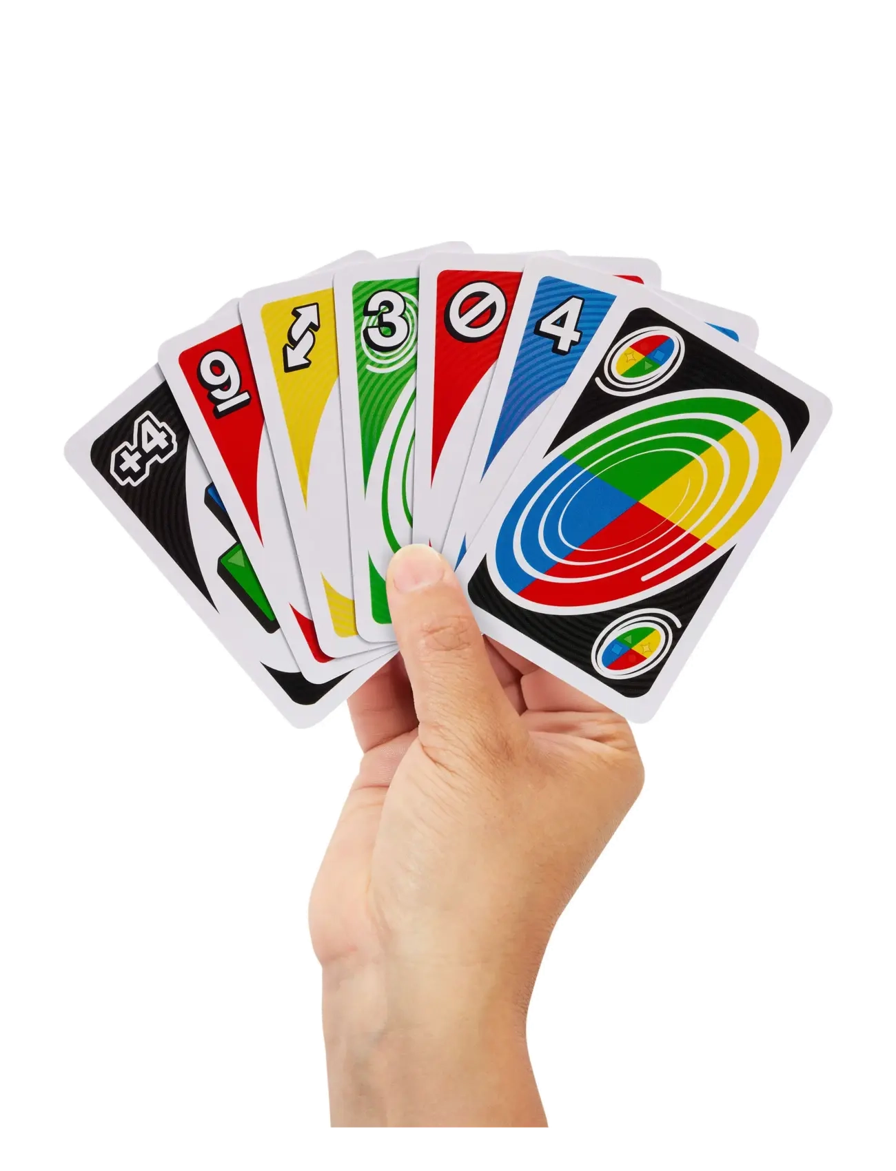 Mattel Games - Games UNO Spin Card Game for Kid, Adult & Family Nights, Classic Play with Spinner - kortspel - multi color - 4